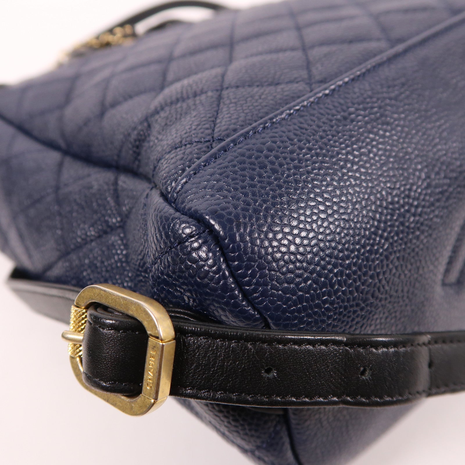 CHANEL【激減優惠】 牛皮皮革Backpack金扣背包
