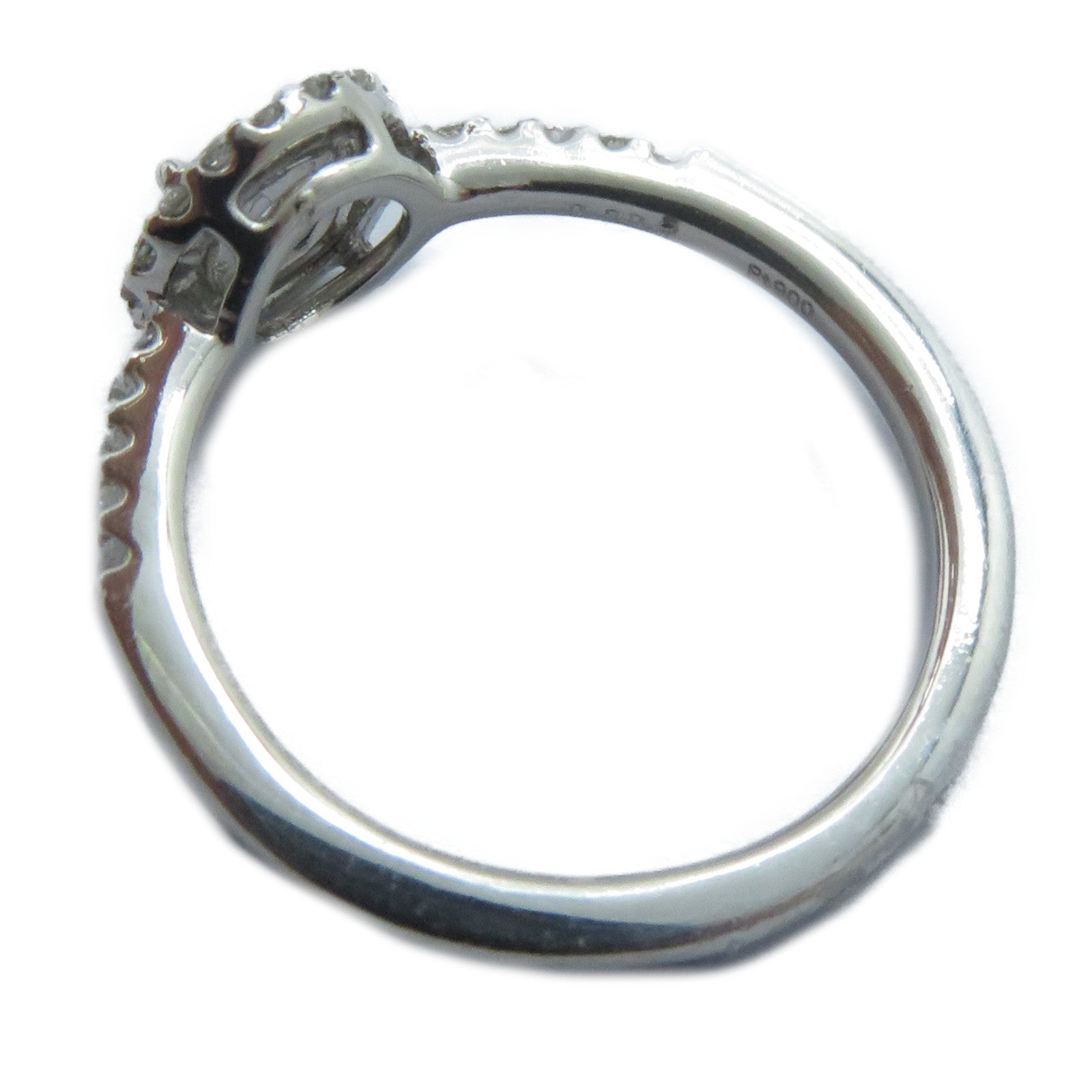 JEWELRY 【激減優惠】PT900鉑金Diamond Ring 0.307ct/0.17ct鑽石戒指US#4.75