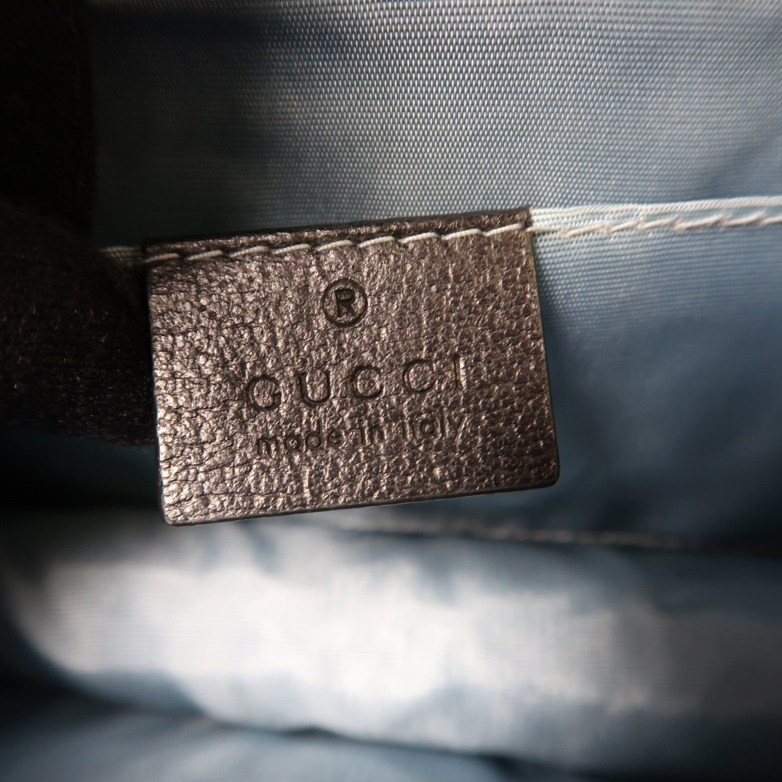 GUCCI 【激減優惠】牛皮皮革Sylvie金扣手挽肩背兩用袋黑色/金色