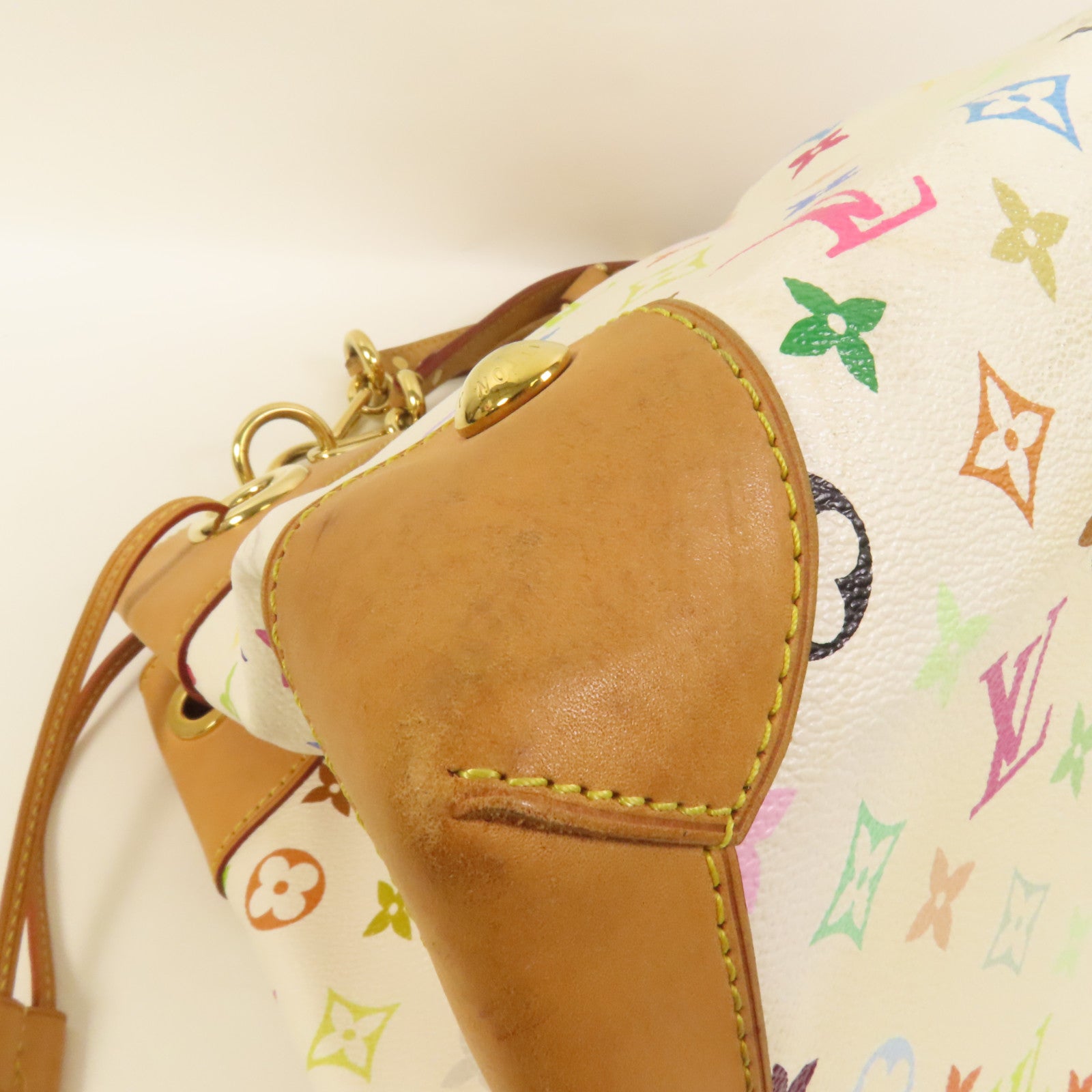 LOUIS VUITTON Monogram Multicolore Ursula金扣手挽袋