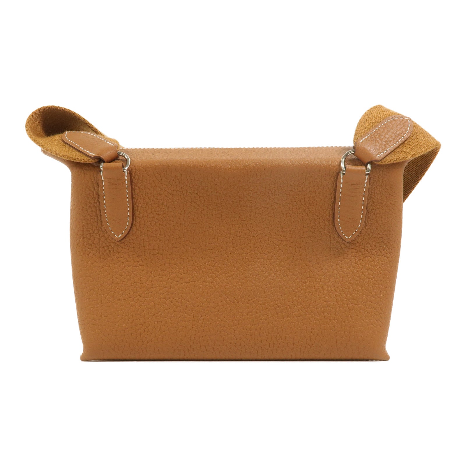 HERMES Togo皮革Videpoches肩背袋Gold