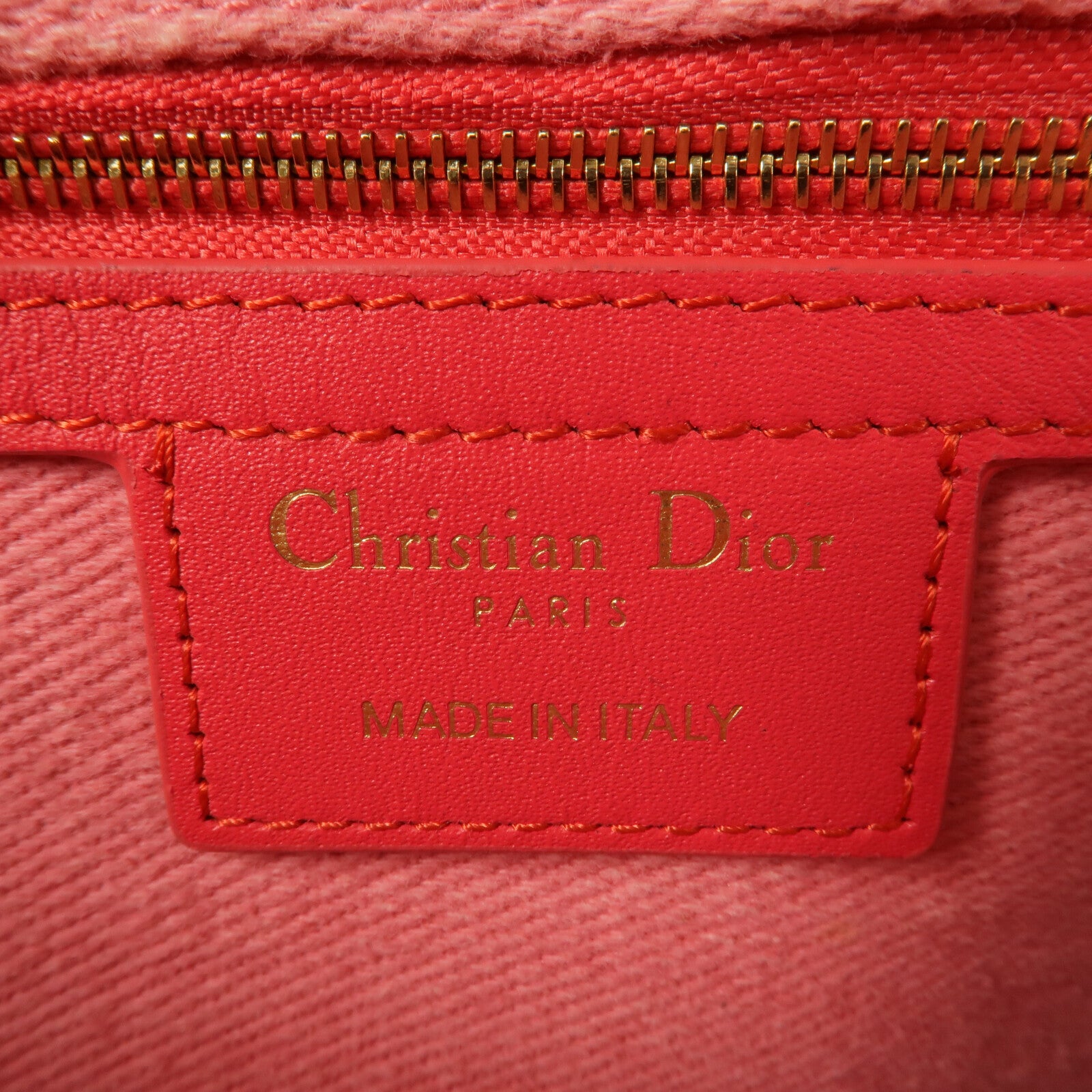 Dior 牛仔布Caro Medium鏈帶肩背袋