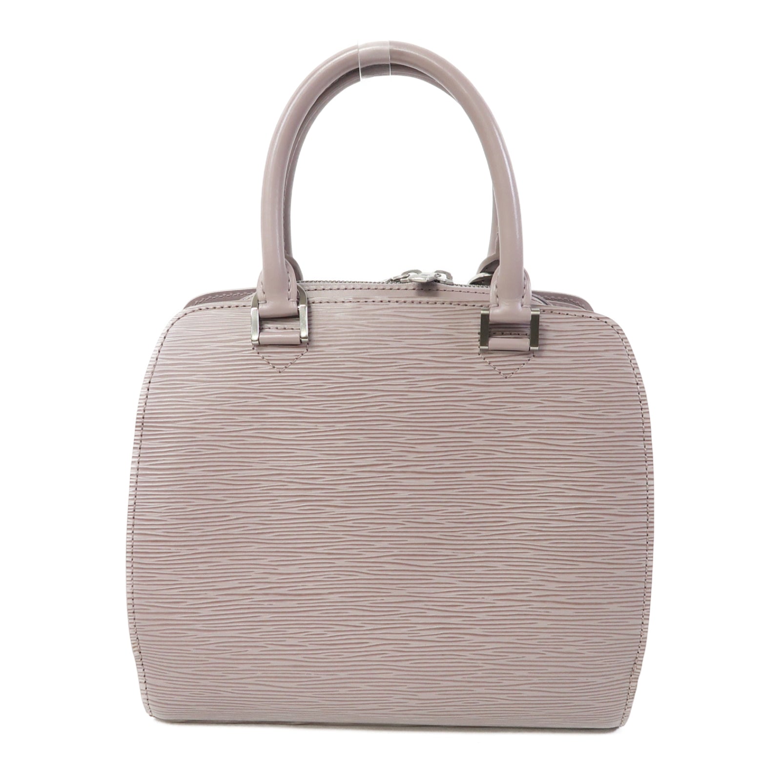 LOUIS VUITTON Epi Pont Neuf銀扣手挽袋紫色