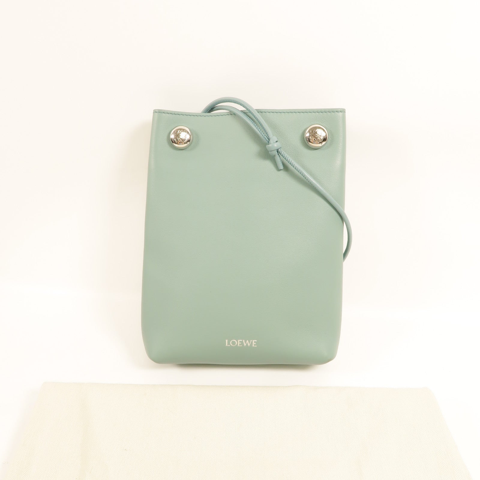 LOEWE 牛皮皮革Pebble Pouch肩背袋