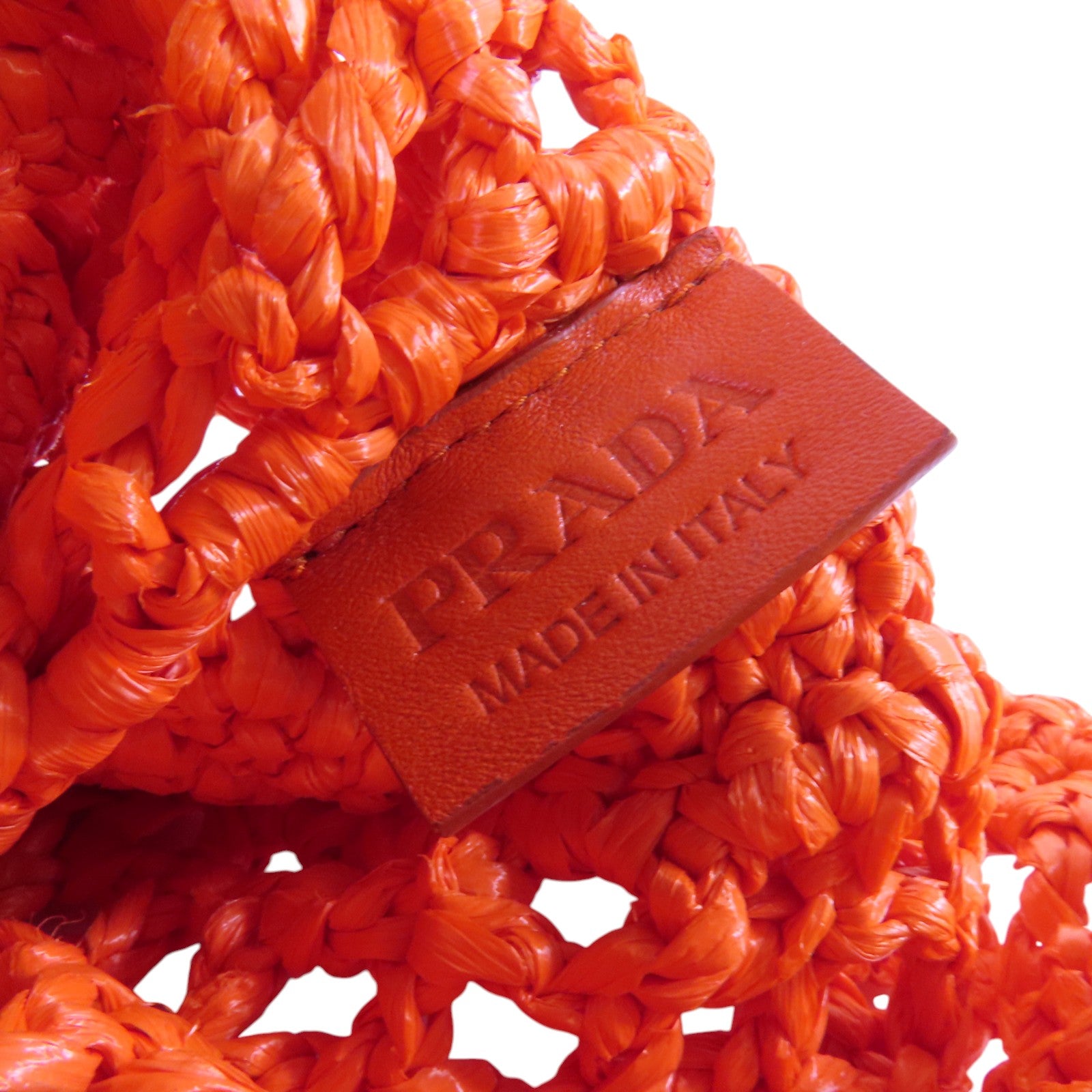 PRADA Raffia Crochet Tote肩背袋