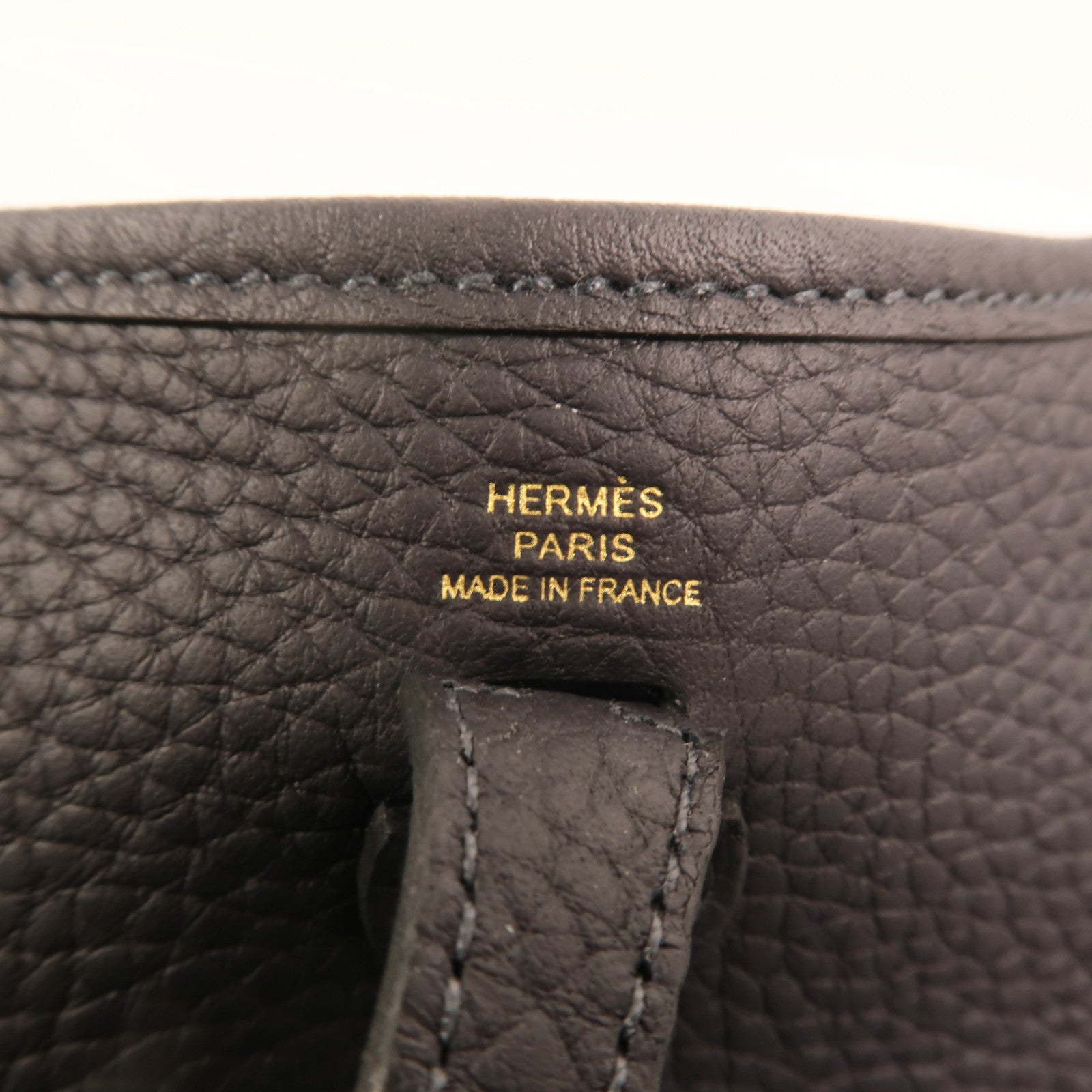 HERMES Clemence皮革Evelyne TPM金扣肩背袋Caban