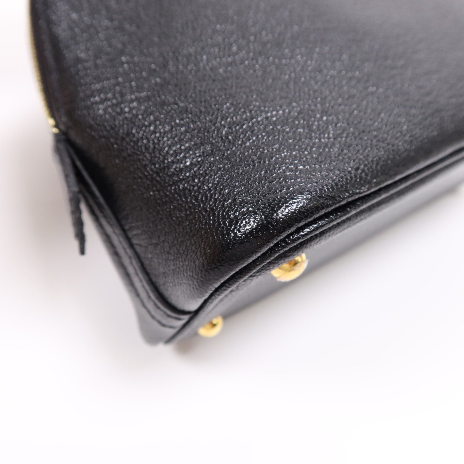 HERMES Chevre皮革Mini Bolide 1923金扣手挽肩背兩用袋Noir