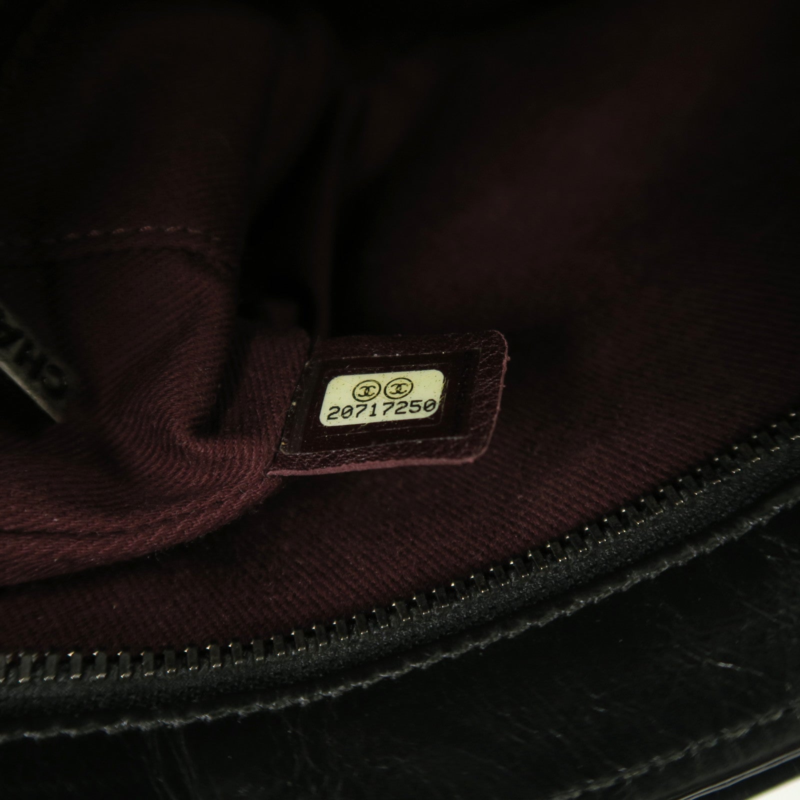 CHANEL 【激減優惠】菱格牛皮皮革Shoulder Bag銀扣鏈帶肩背袋黑色