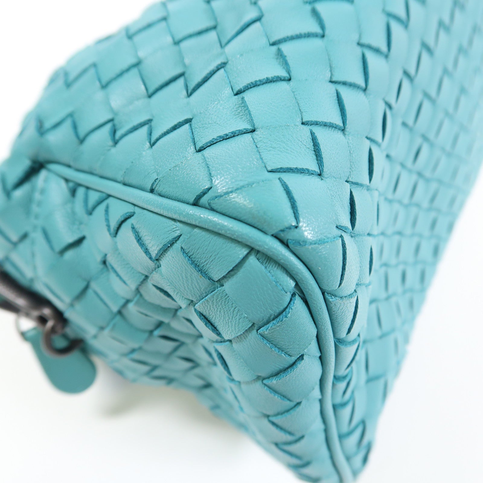 BOTTEGA VENETA 牛皮皮革2 Way Shoulder黑扣手挽肩背兩用袋