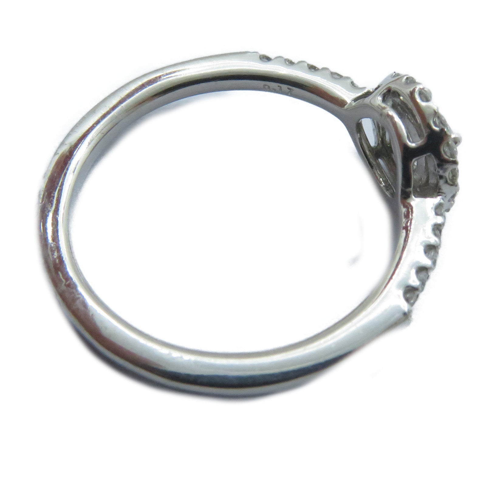 JEWELRY 【激減優惠】PT900鉑金Diamond Ring 0.307ct/0.17ct鑽石戒指US#4.75