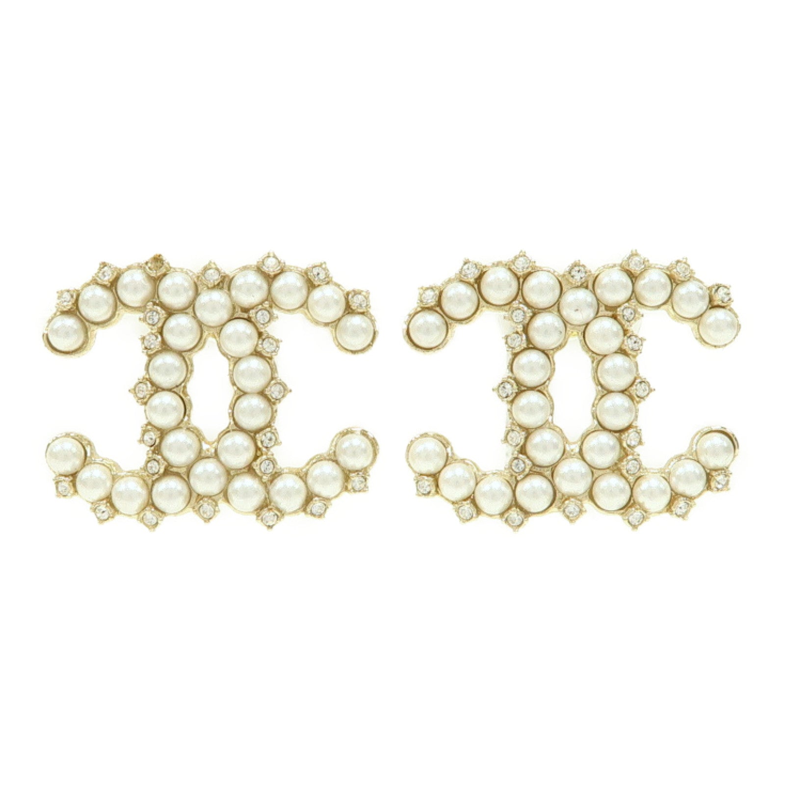 CHANEL 金屬Earrings耳環金色