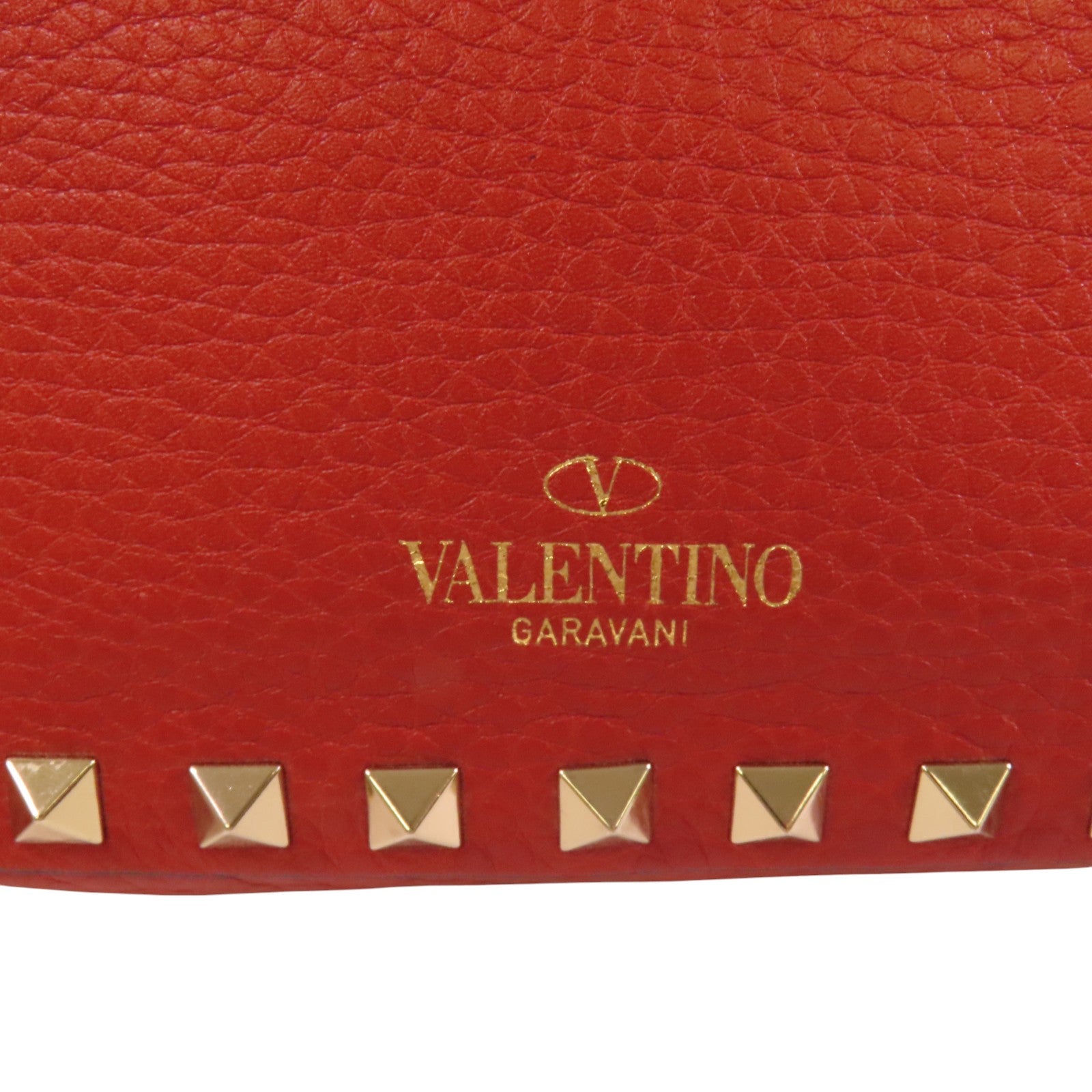 Valentino 牛皮皮革RockStuds金扣肩背袋