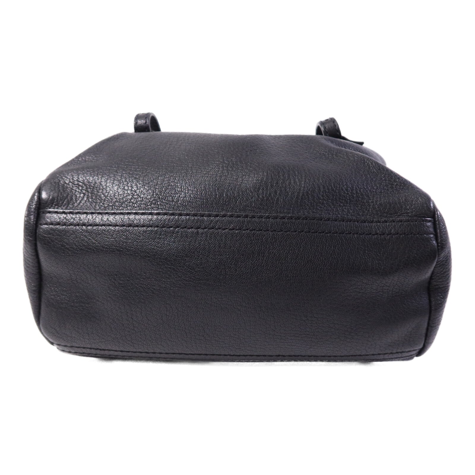 GIVENCHY 牛皮皮革Mini Pandora銀扣手挽袋