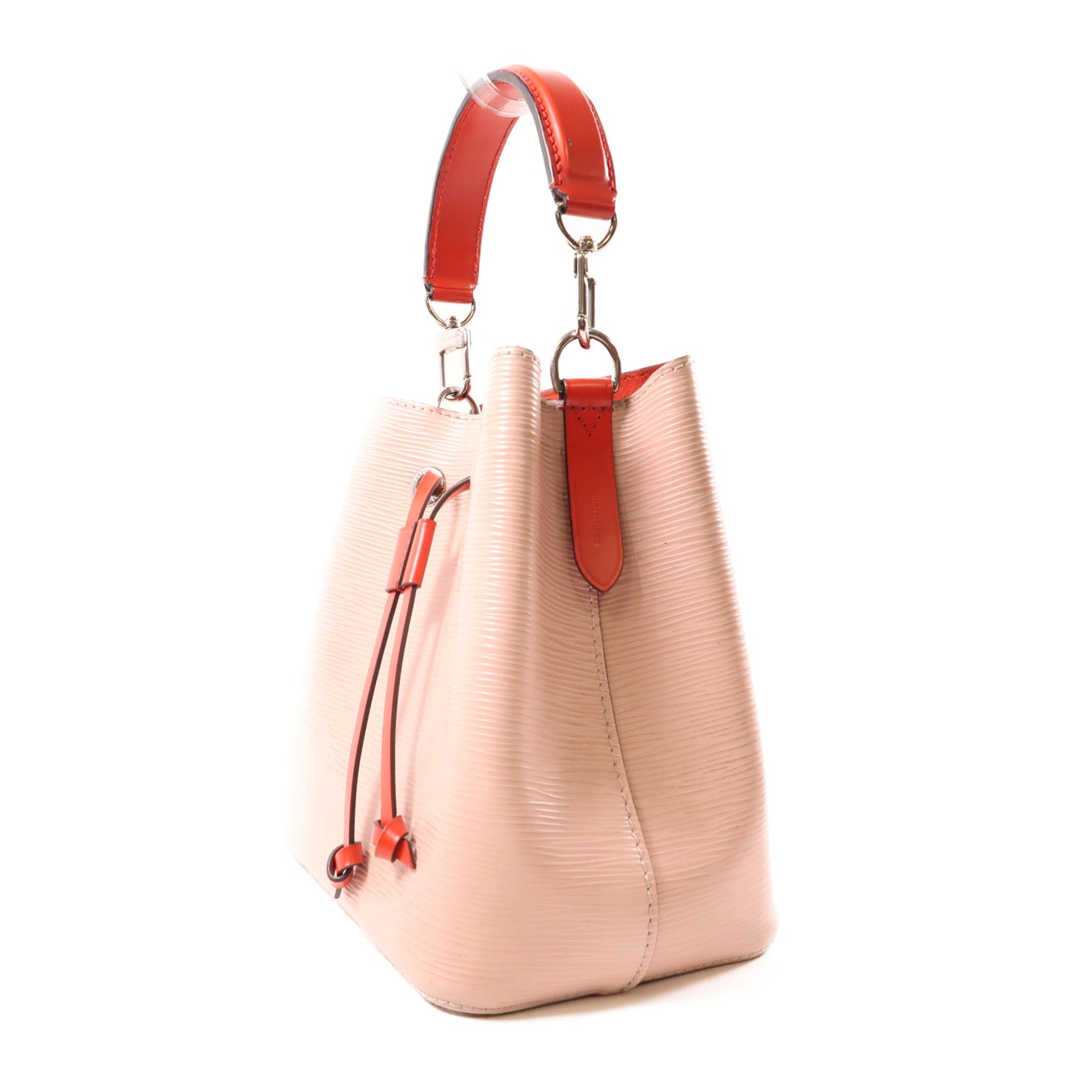 LOUIS VUITTON Epi Neo Noe BB銀扣手挽肩背兩用袋粉紅色/Rose Ballerine