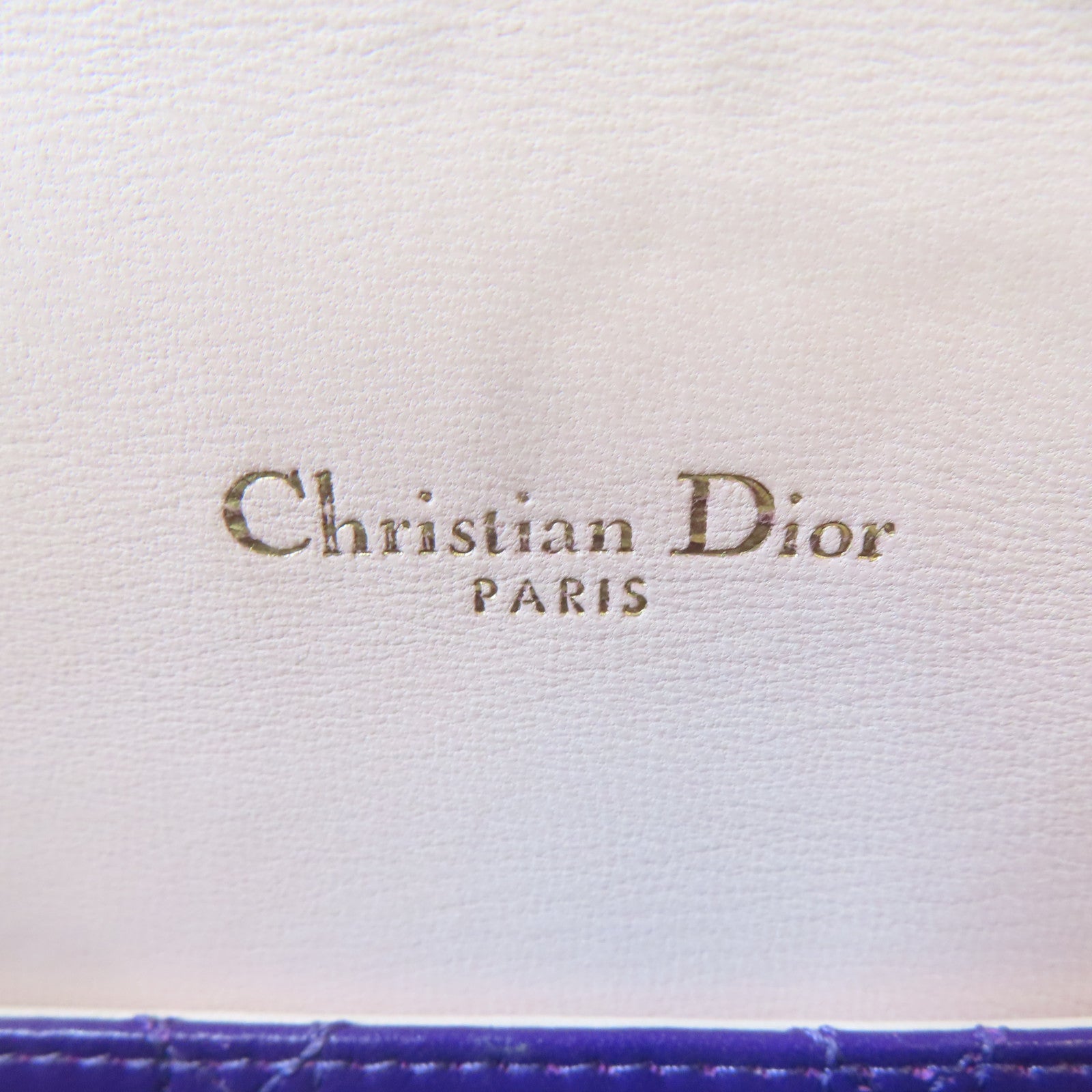 Dior 羊皮皮革Chain Shoulder金扣鏈帶肩背袋淺粉紅色