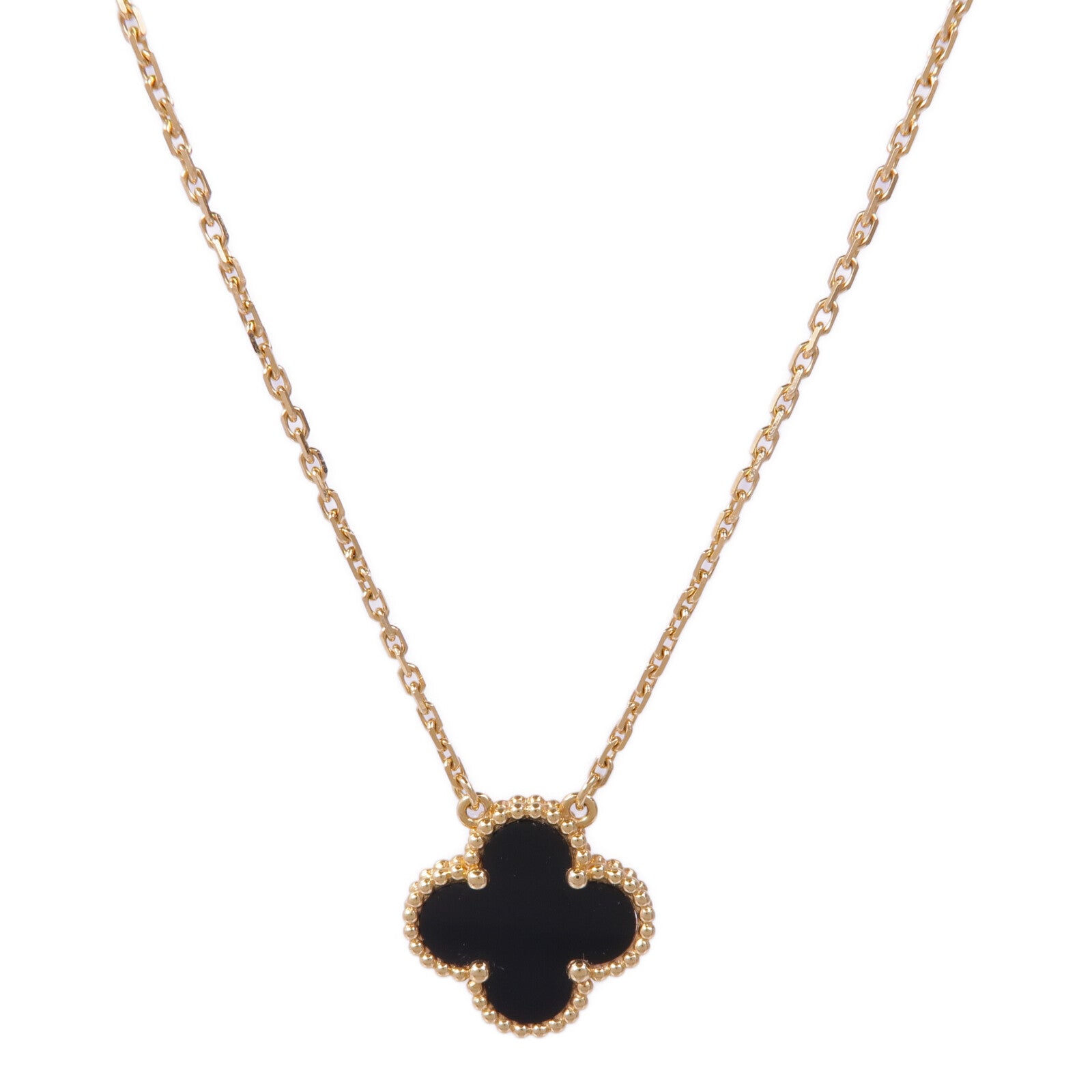 Van Cleef & Arpels 18K黃金Vintage Alhambra項鍊