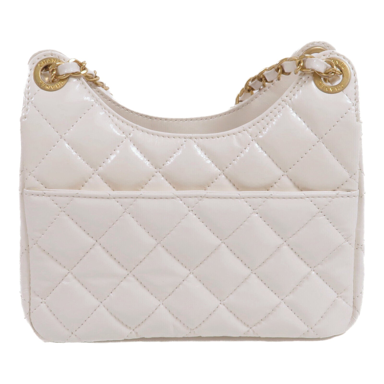CHANEL 牛皮皮革Hobo Small鏈帶肩背袋