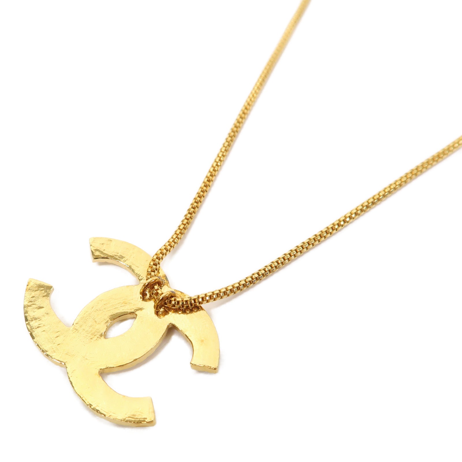 CHANEL 金屬Necklace頸鏈金色/黑色
