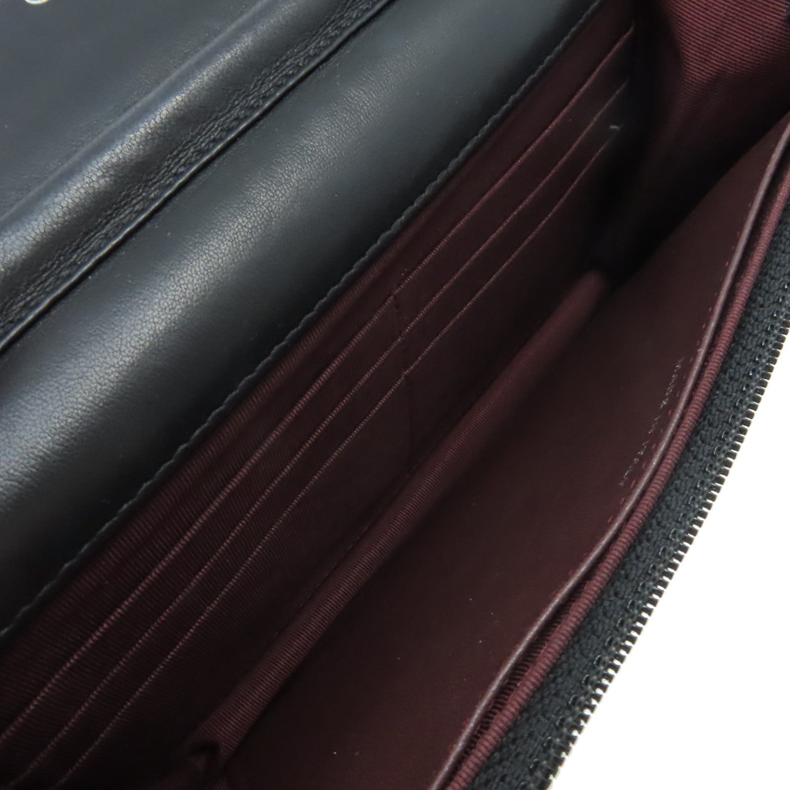 CHANEL 【激減優惠】菱格羊皮皮革WOC Wallet On Chain Shoulder Bag銀扣鏈帶肩背袋黑色