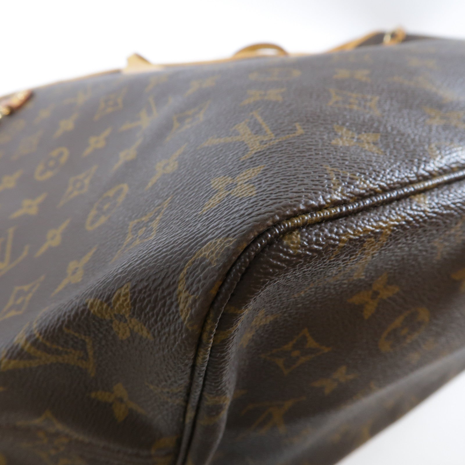 LOUIS VUITTON **【激減優惠】Monogram Neverfull GM金扣肩背袋啡色