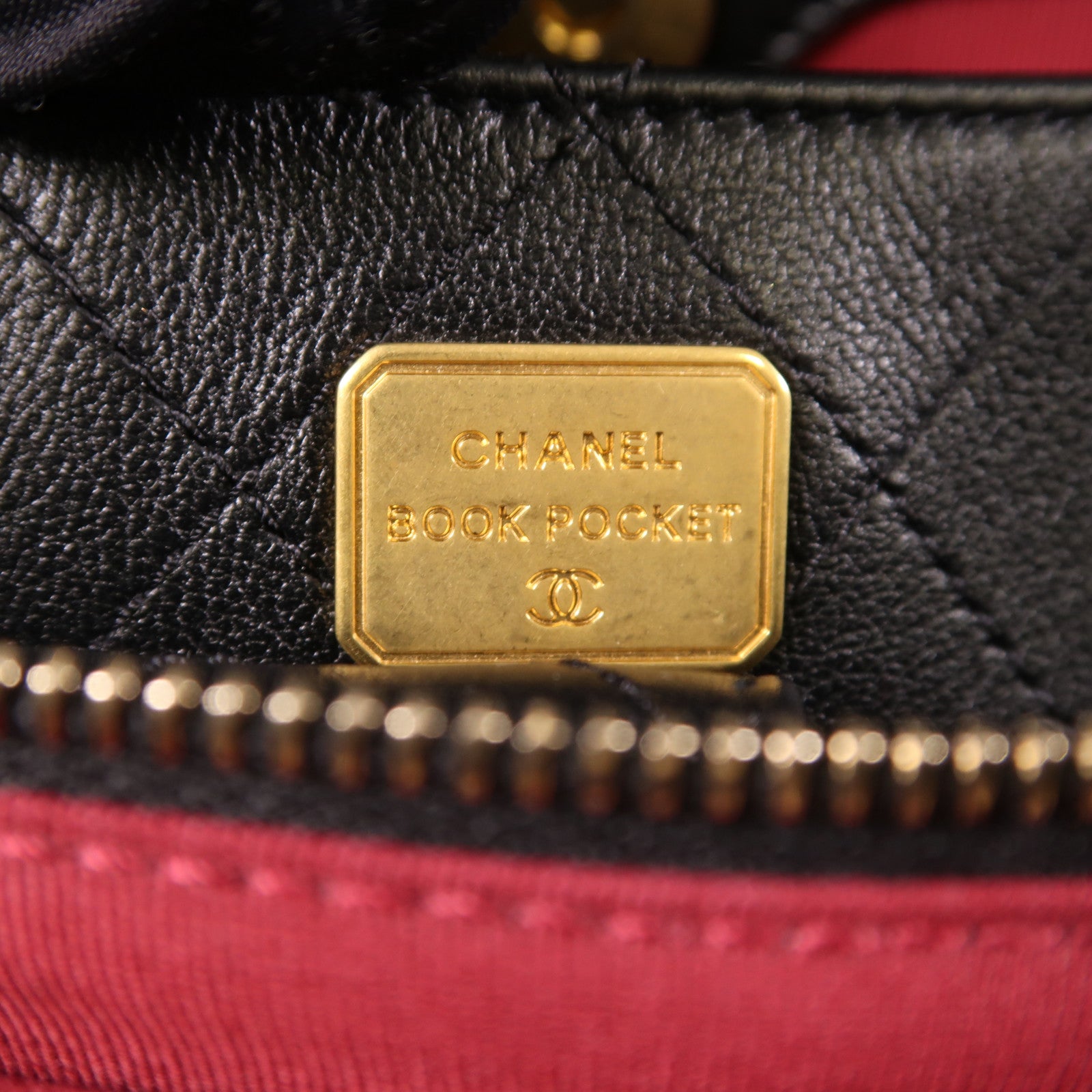 CHANEL 牛皮皮革Booktote金扣肩背袋