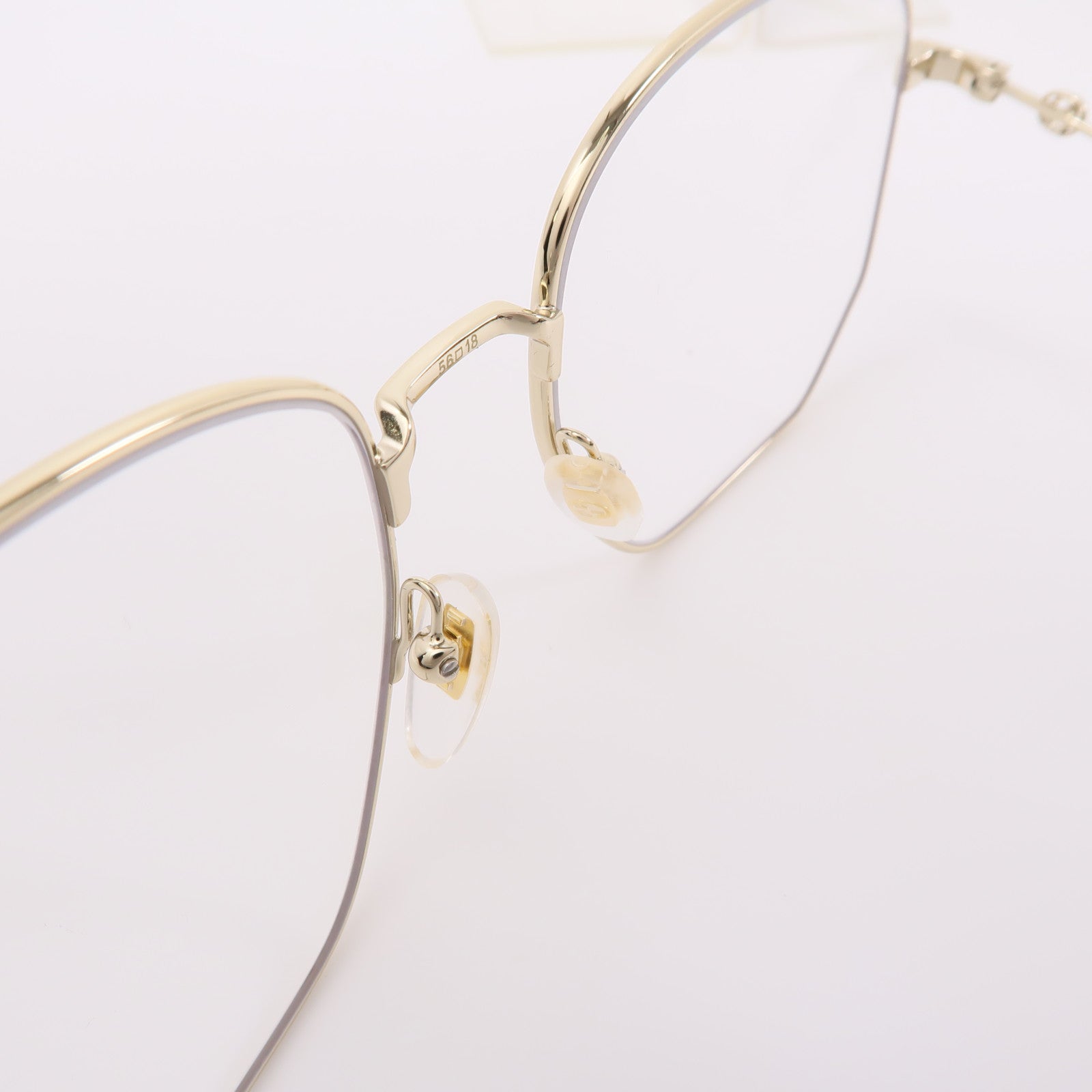 GUCCI Metal Glasses眼鏡金色