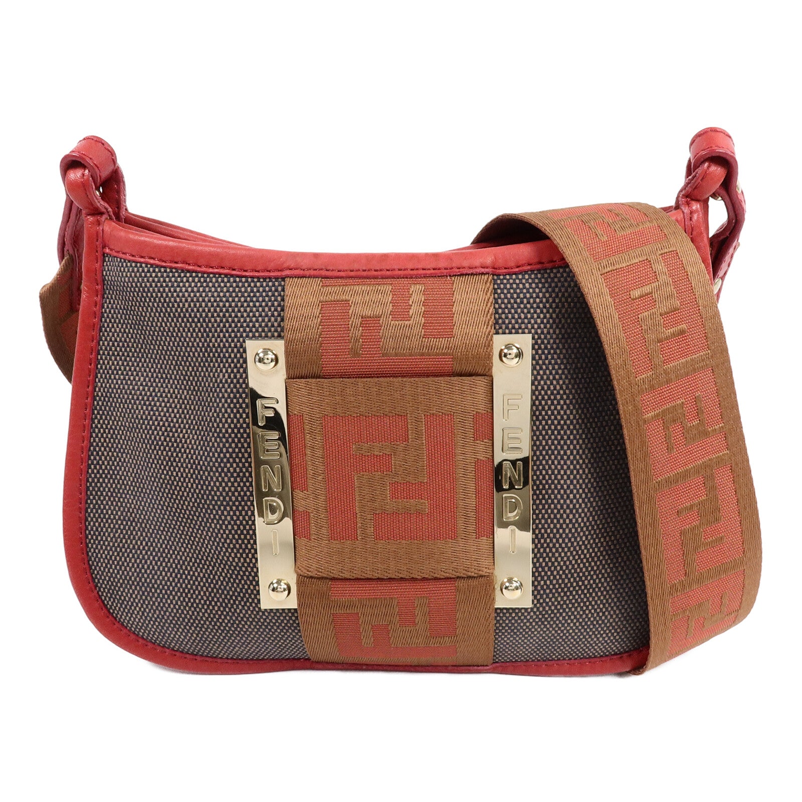 FENDI 帆布Shoulder Bag肩背袋