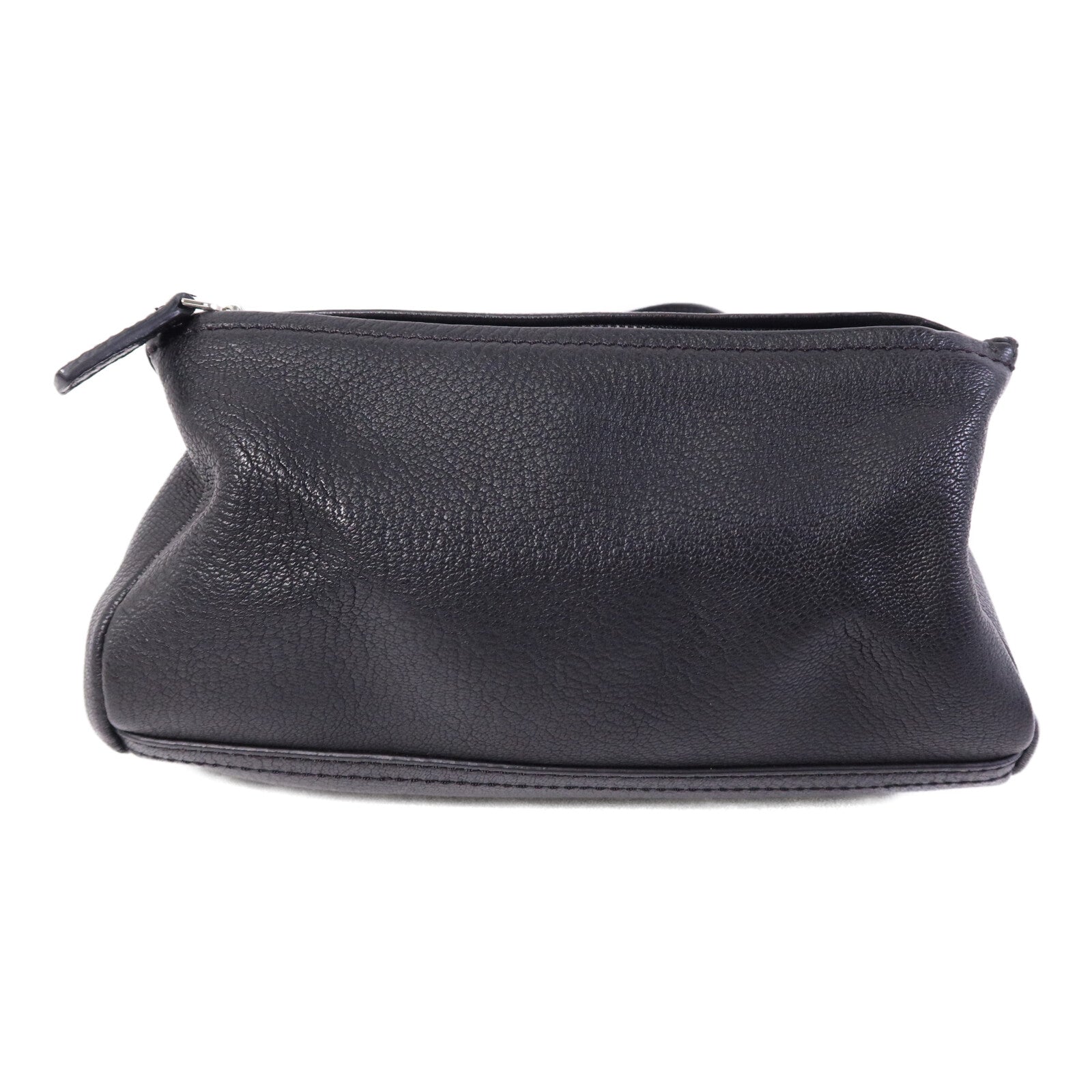 GIVENCHY 牛皮皮革Mini Pandora銀扣手挽袋