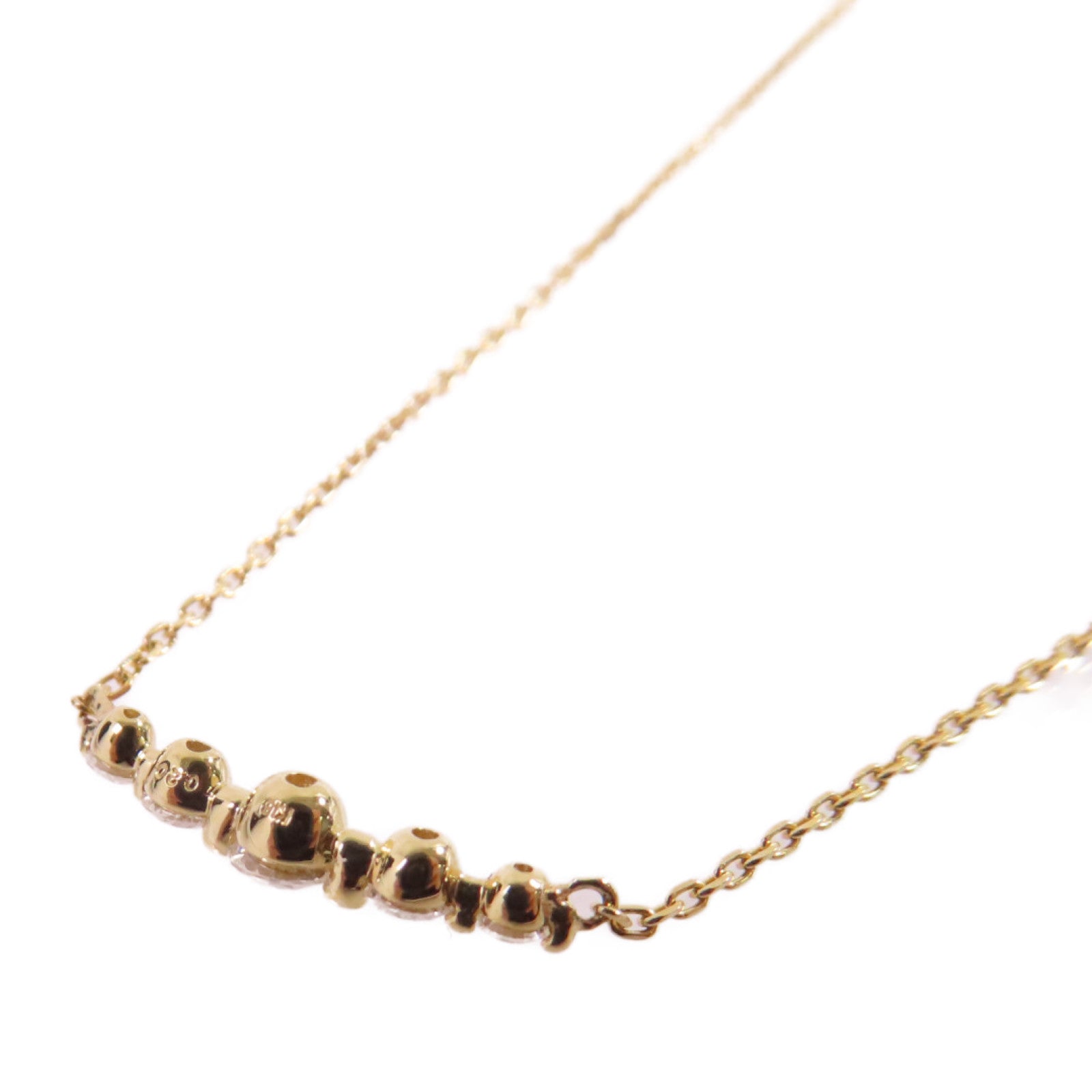 JEWELRY 【激減優惠】18K黃金Diamond Necklace 0.20ct鑽石項鏈