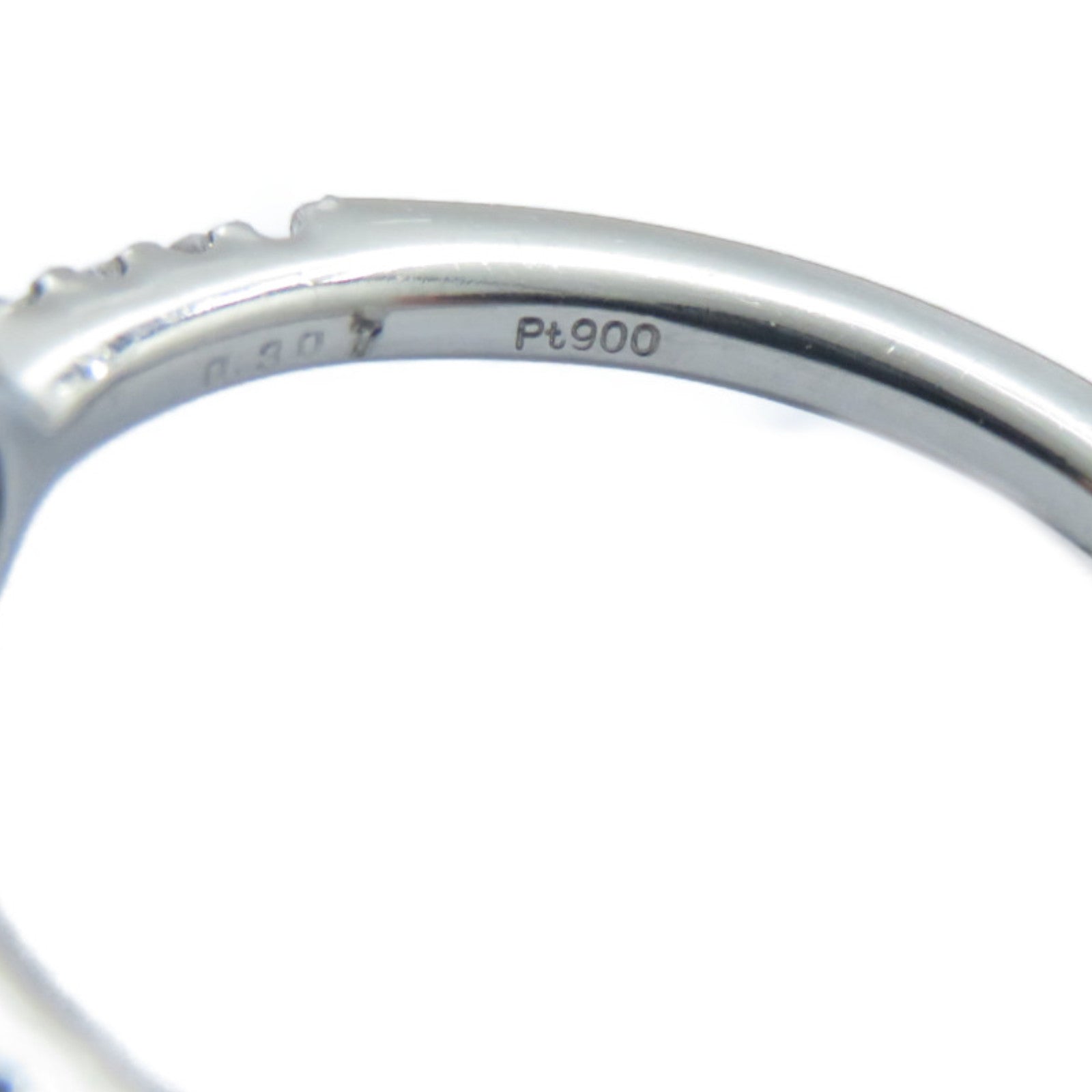 JEWELRY 【激減優惠】PT900鉑金Diamond Ring 0.307ct/0.17ct鑽石戒指US#4.75