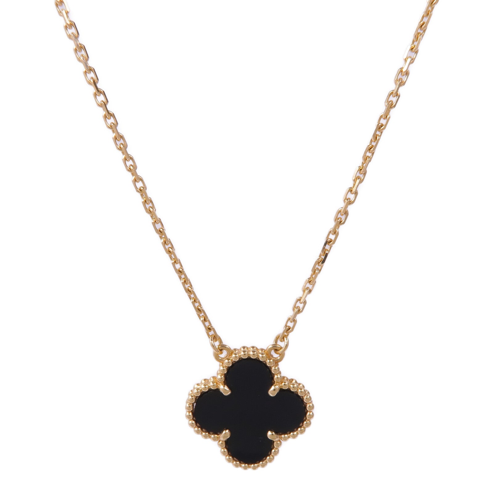 Van Cleef & Arpels 18K黃金Vintage Alhambra項鍊