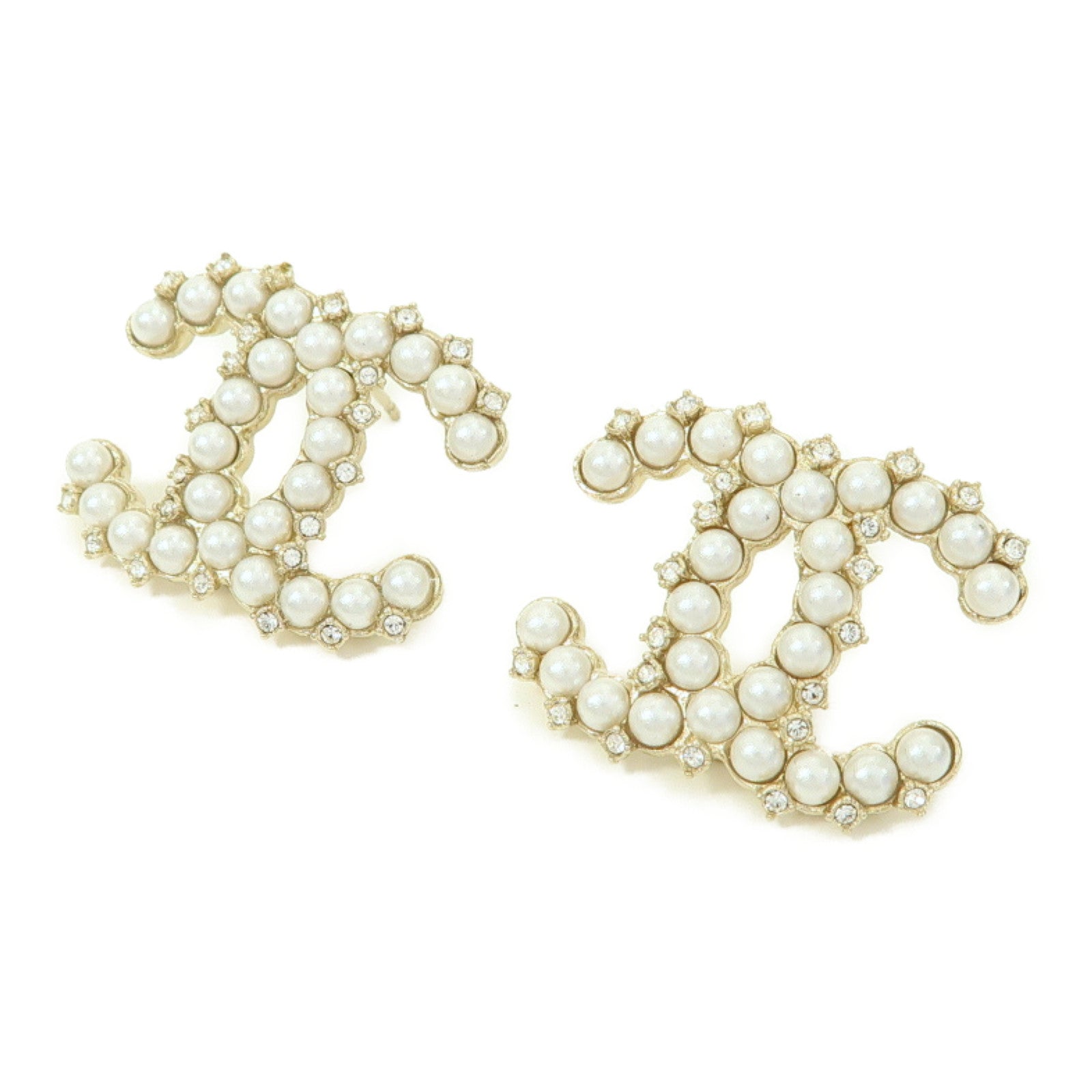 CHANEL 金屬Earrings耳環金色