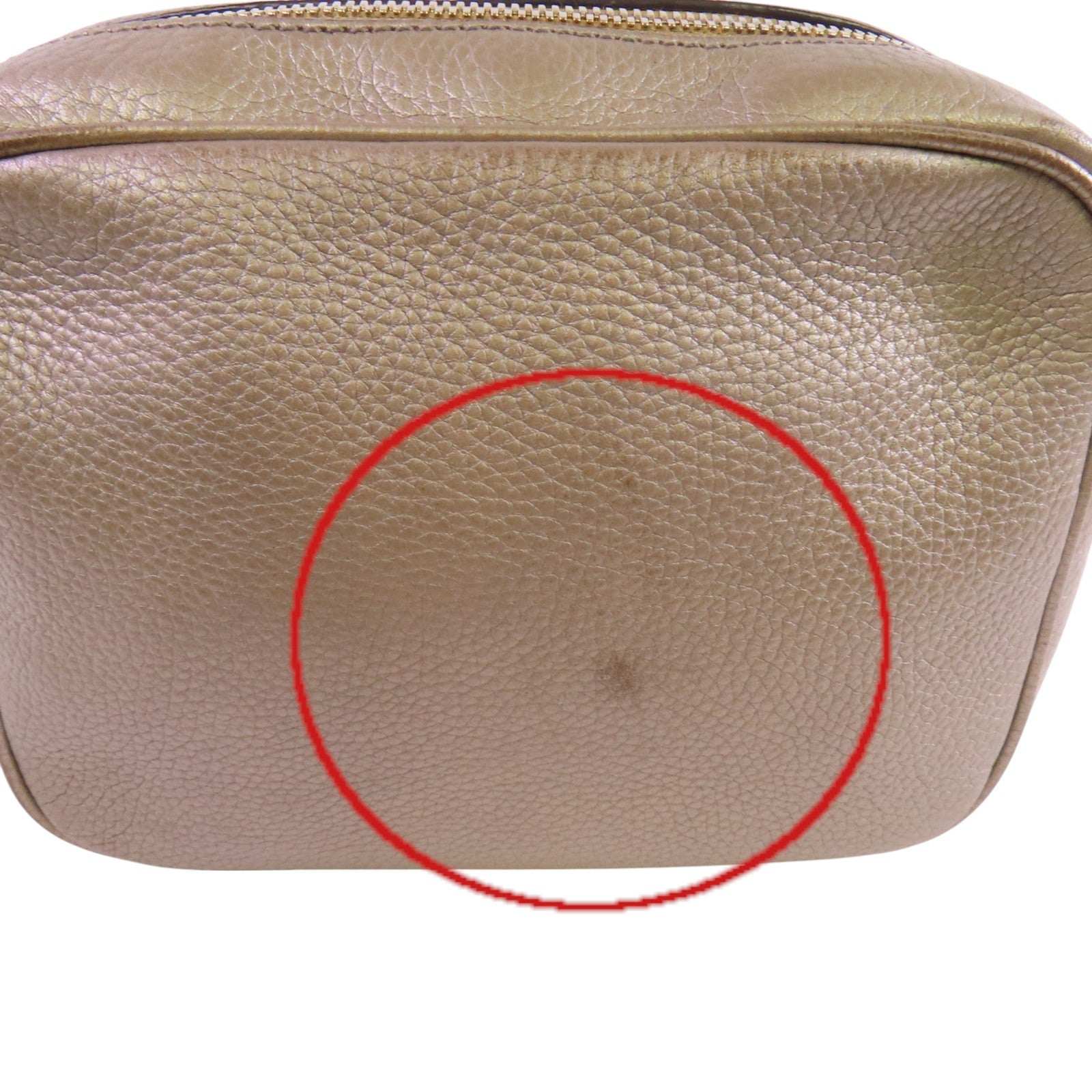 GUCCI 牛皮皮革Soho Disco金扣肩背袋