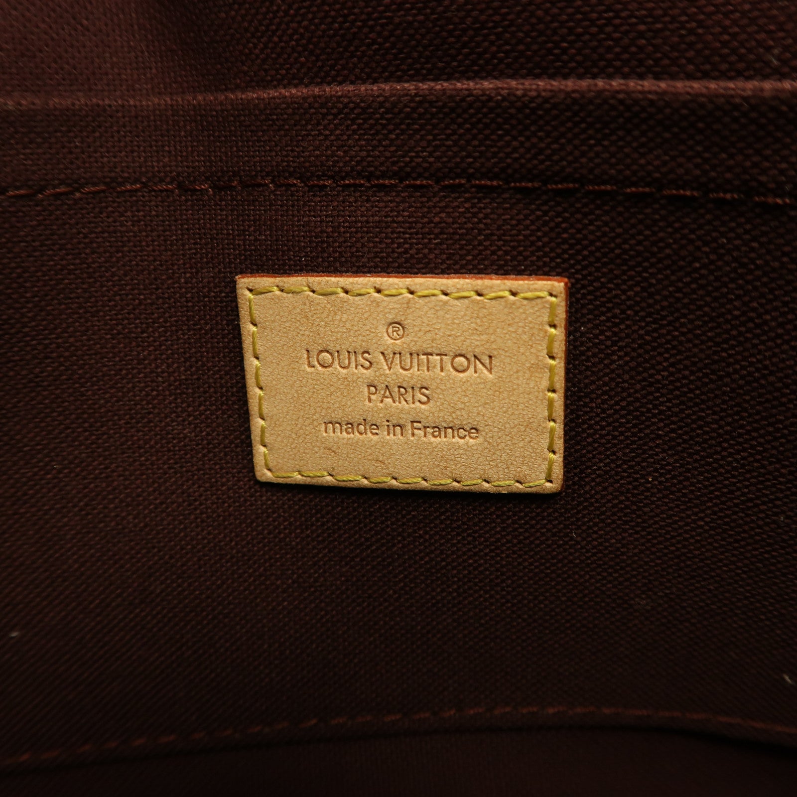 LOUIS VUITTON Monogram Favorite MM金扣手挽肩背兩用袋棕色