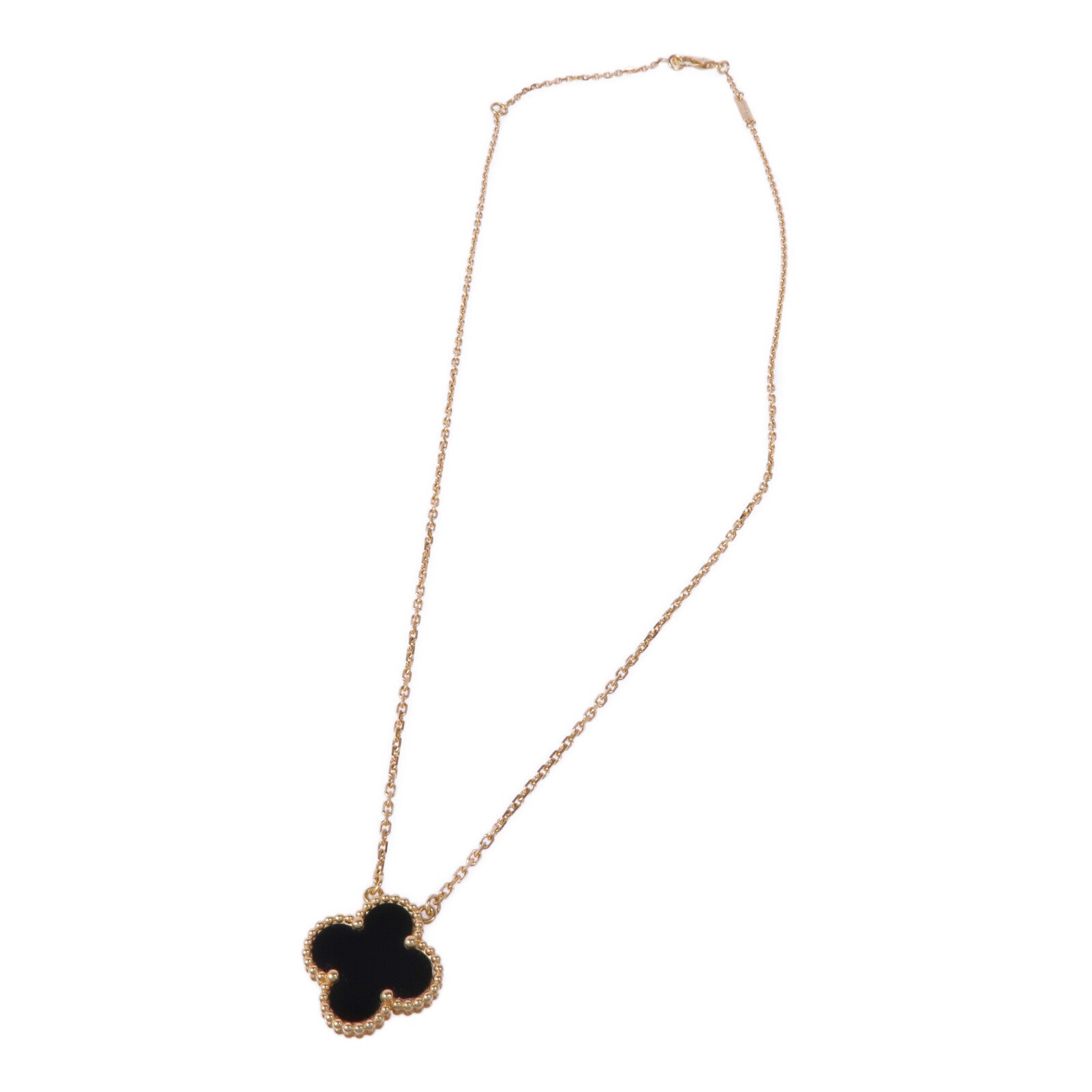 Van Cleef & Arpels 18K黃金Vintage Alhambra項鍊