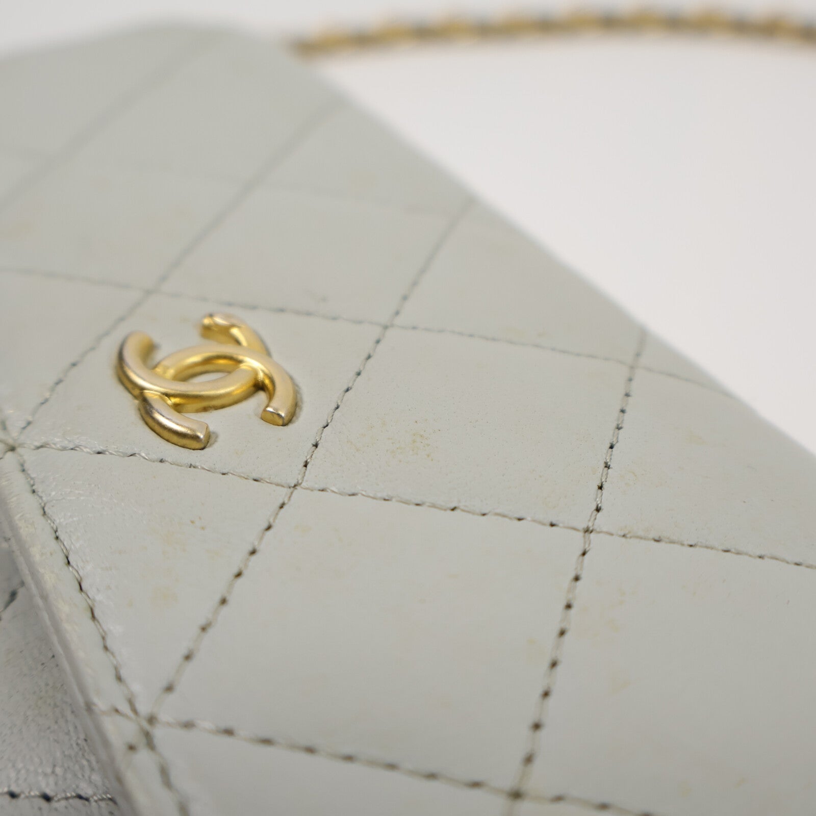 CHANEL 羊皮皮革Chain Shoulder鏈帶肩背袋
