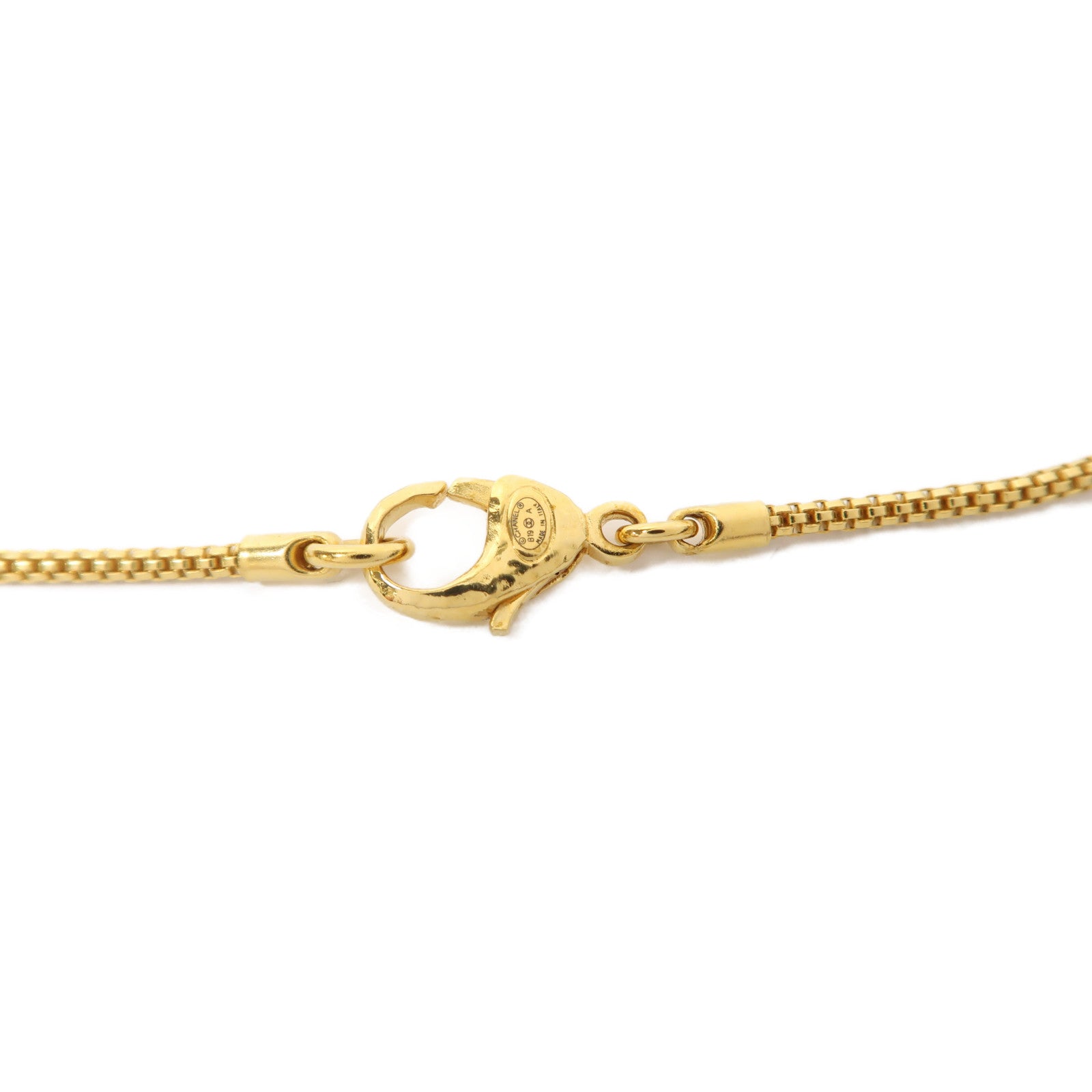 CHANEL 金屬Necklace頸鏈金色/黑色