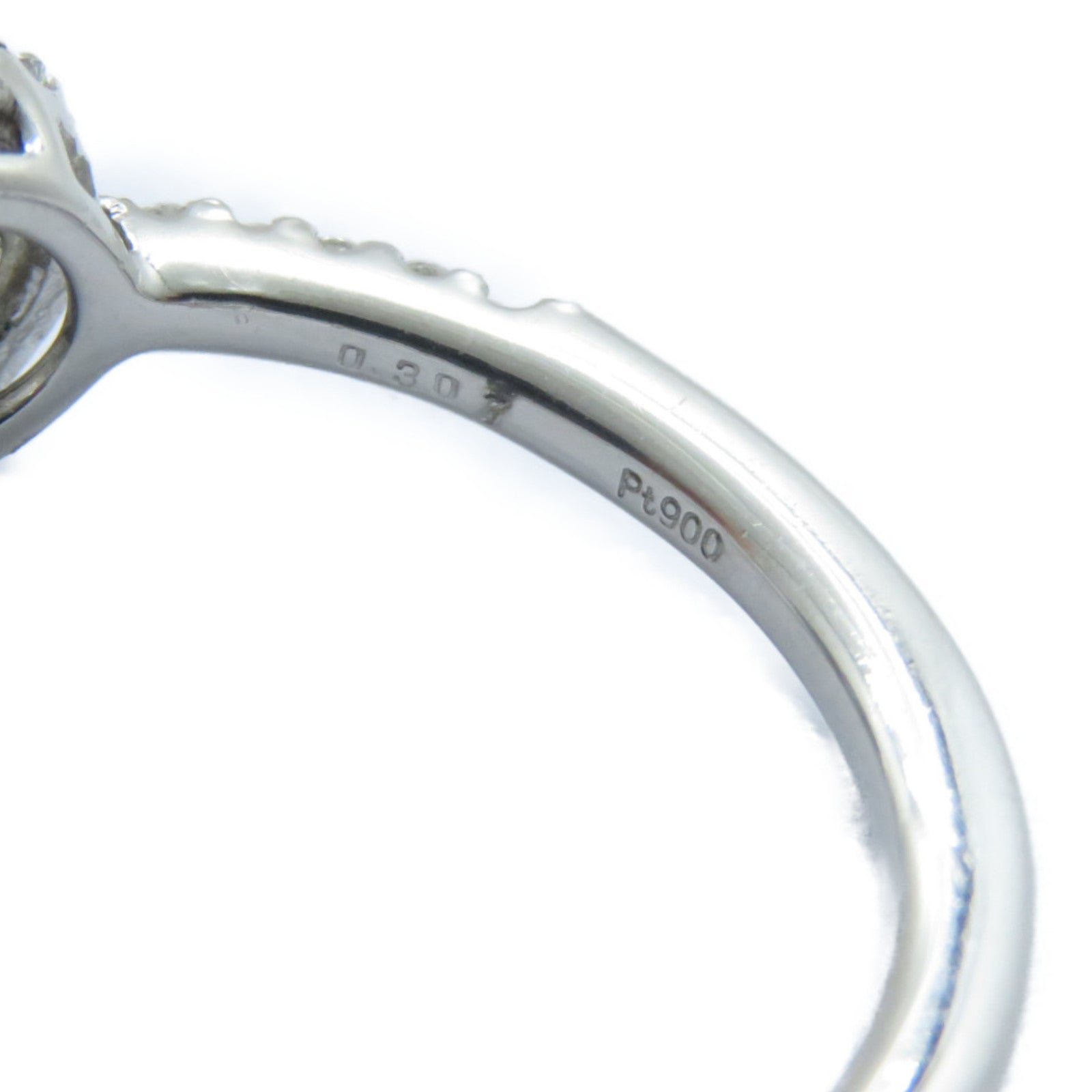 JEWELRY 【激減優惠】PT900鉑金Diamond Ring 0.307ct/0.17ct鑽石戒指US#4.75