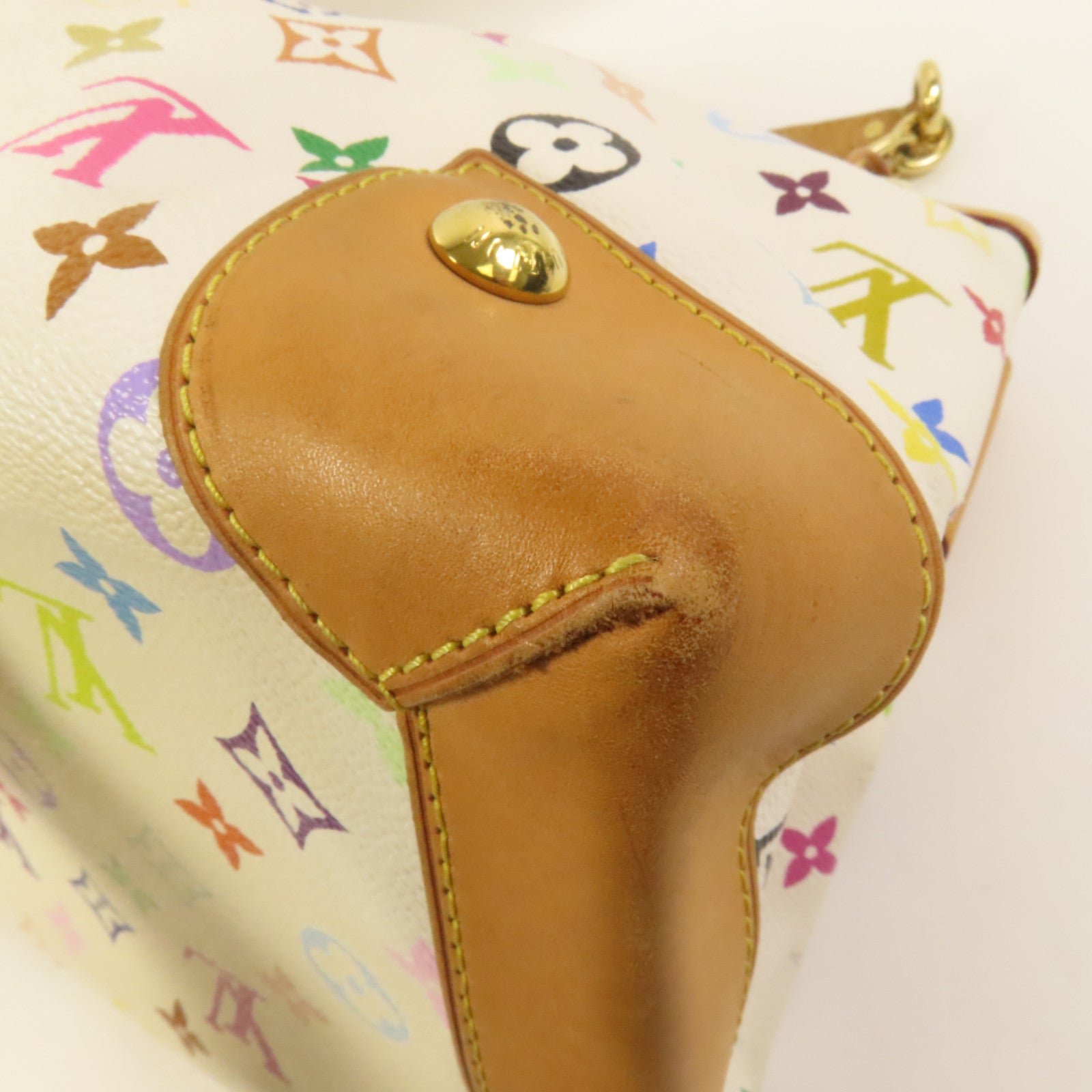 LOUIS VUITTON Monogram Multicolore Ursula金扣手挽袋