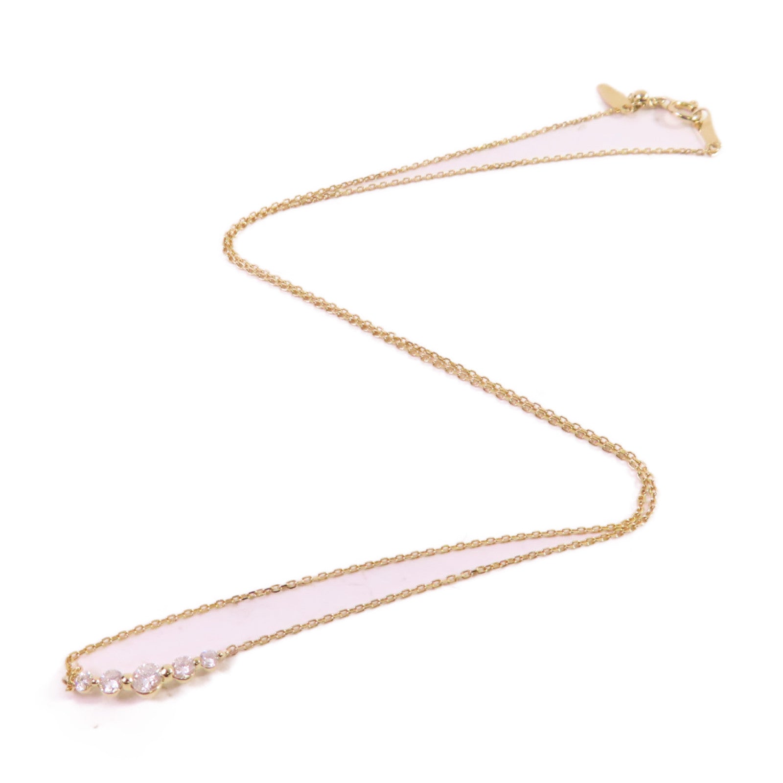 JEWELRY 【激減優惠】18K黃金Diamond Necklace 0.20ct鑽石項鏈
