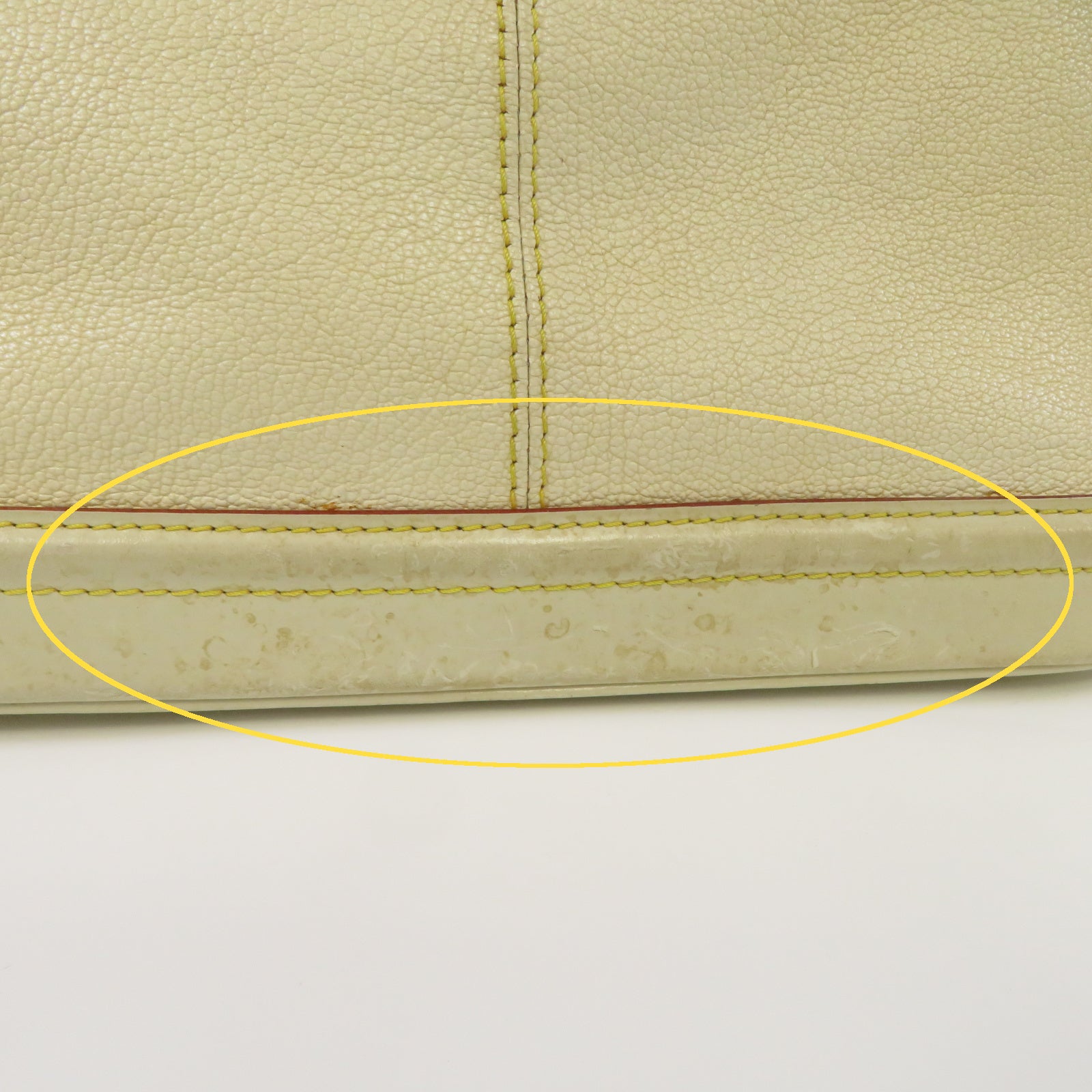 LOUIS VUITTON **【激減優惠】Suhali皮革Lockit PM金扣手挽袋米色
