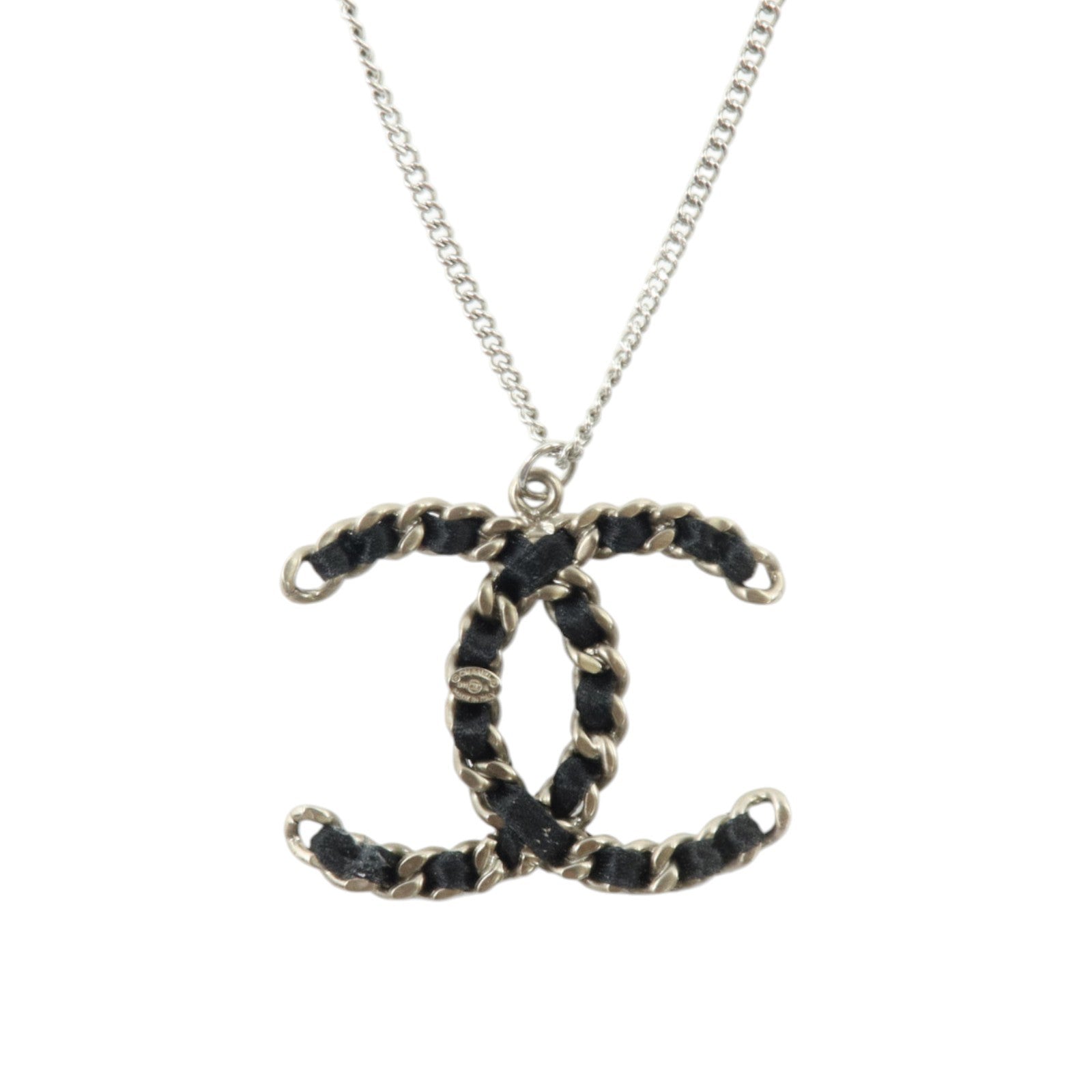 CHANEL 金屬/皮革Necklace項鏈