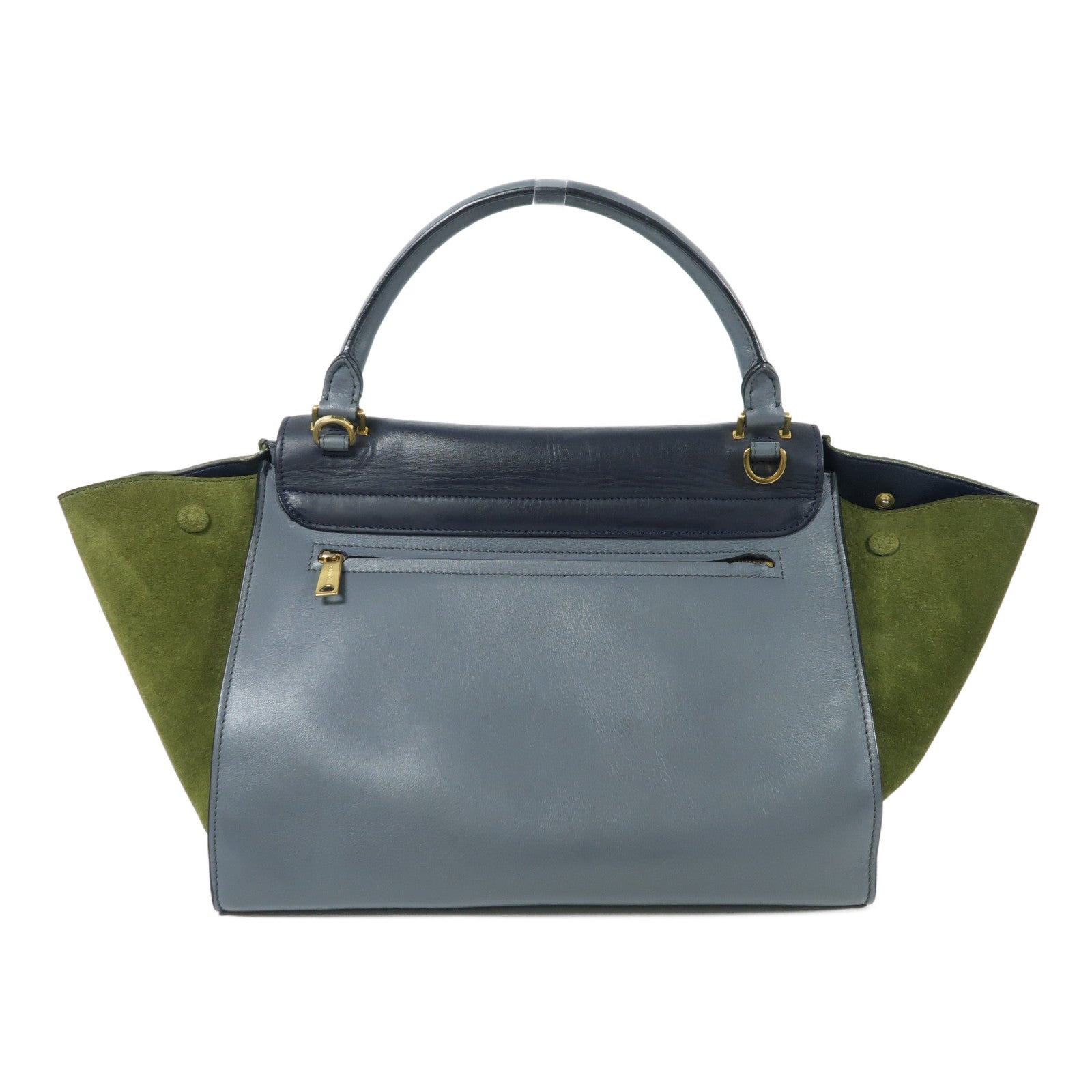 CELINE 【激減優惠】牛皮/麂皮皮革Trapeze Medium金扣手挽肩背兩用袋