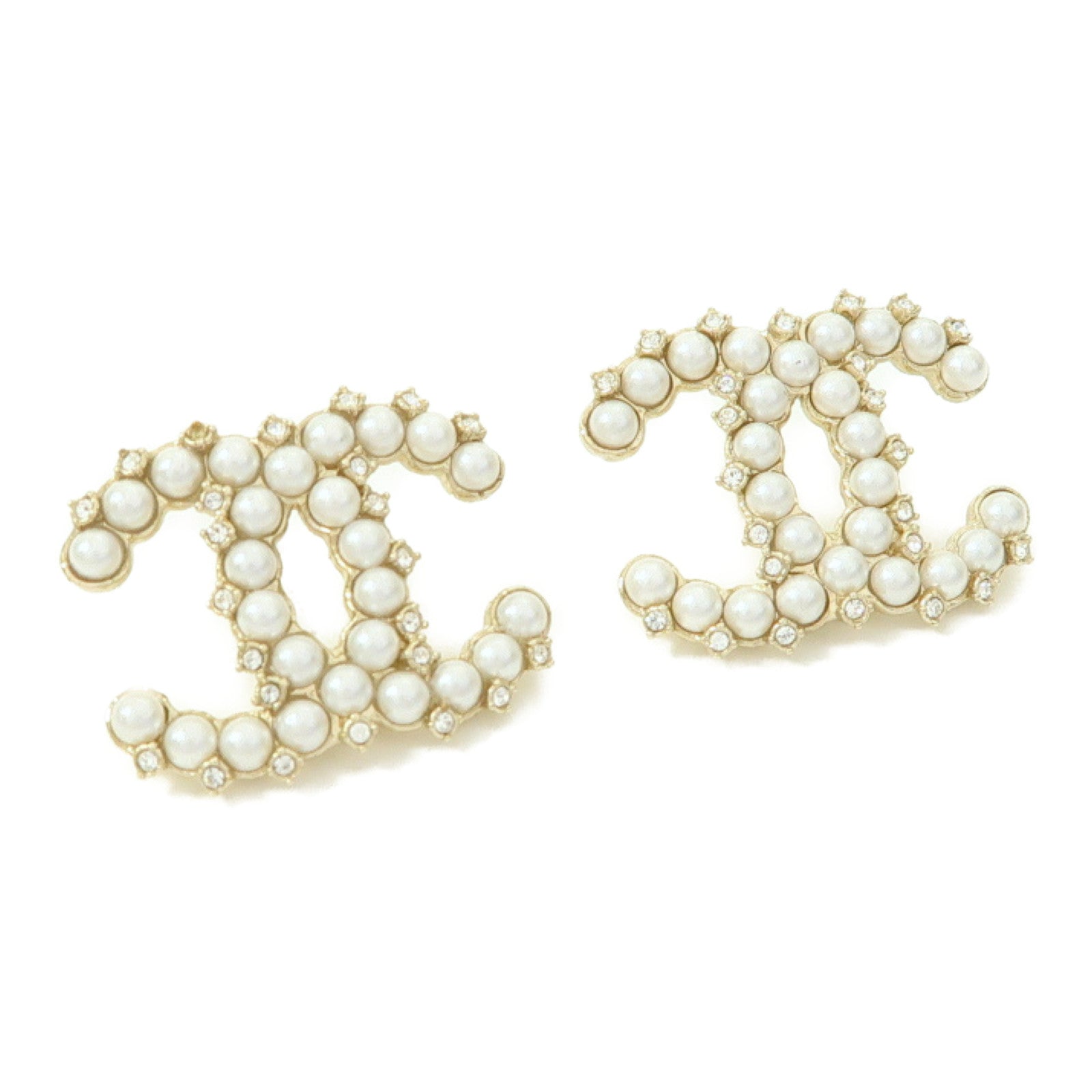 CHANEL 金屬Earrings耳環金色