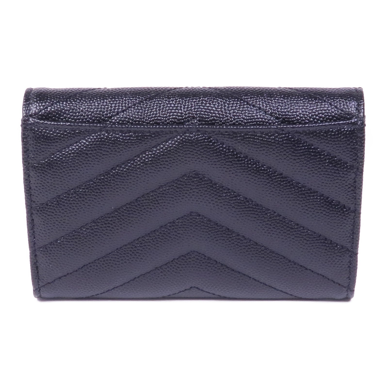 YVES SAINT LAURENT 牛皮皮革Wallet金扣錢包