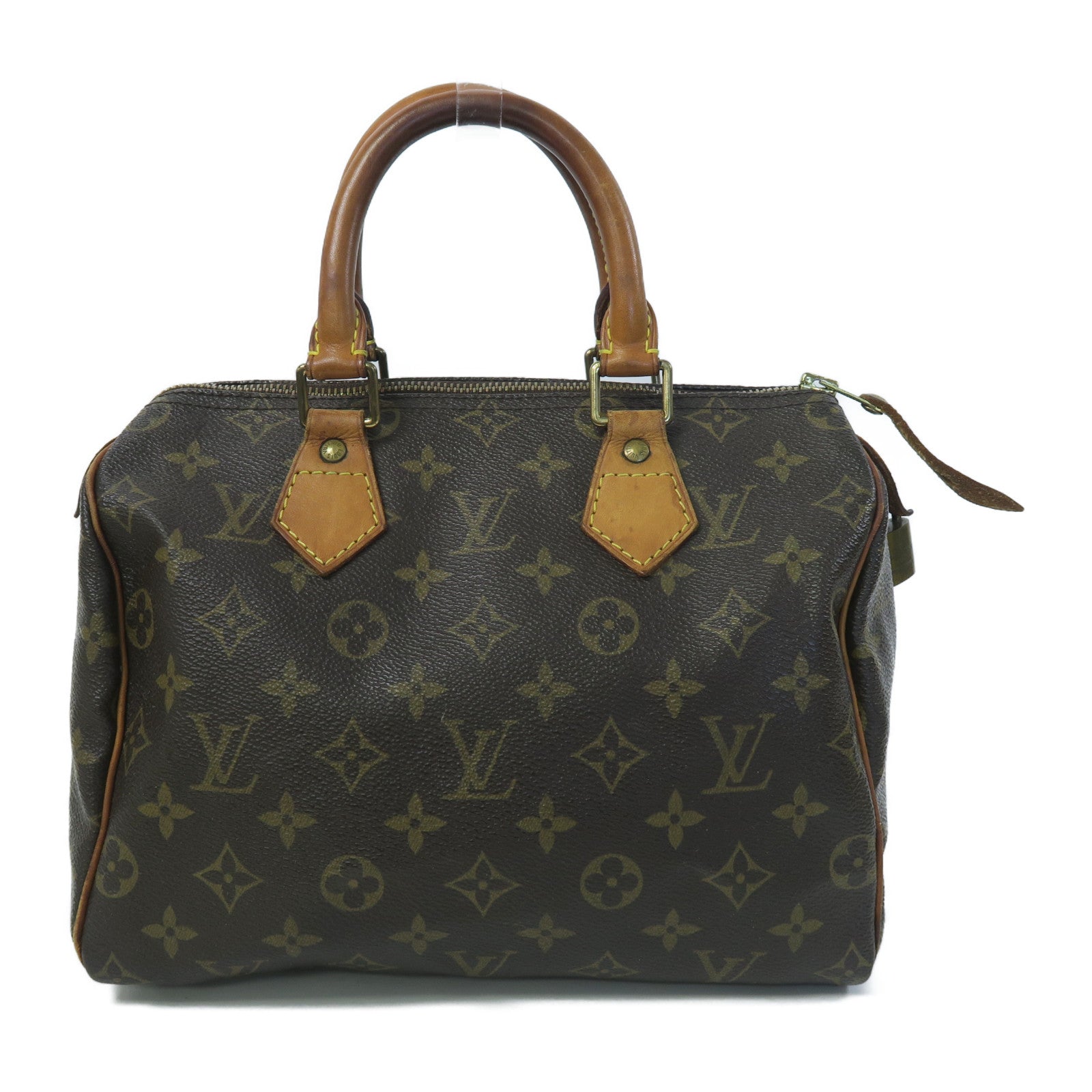 LOUIS VUITTON 【激減優惠】Monogram Speedy 25金扣手挽袋啡色