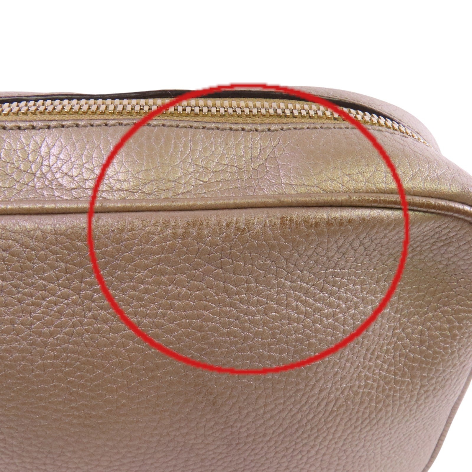 GUCCI 牛皮皮革Soho Disco金扣肩背袋