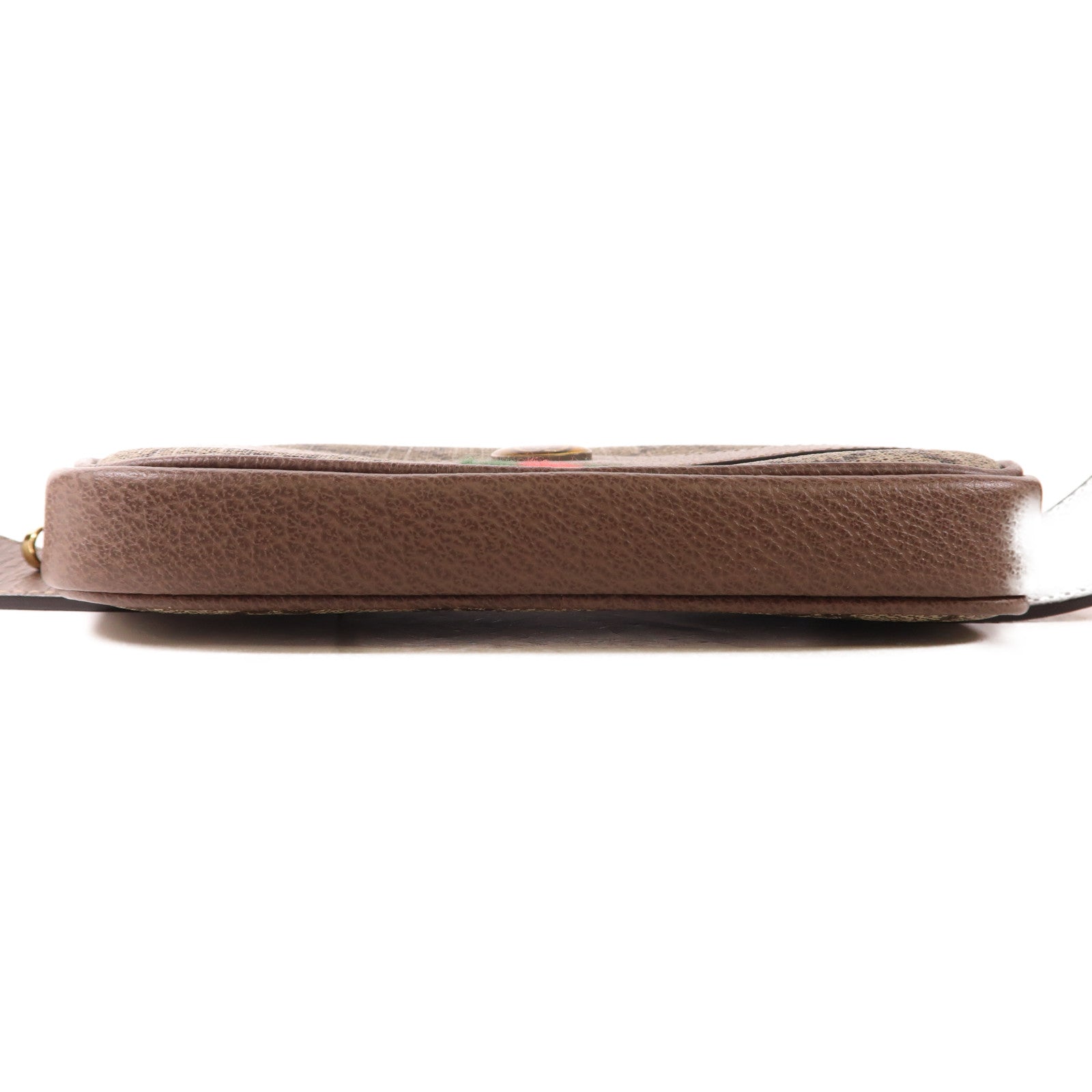 GUCCI GG Ophidia Belt Bag Coated Canvas Brown 519308