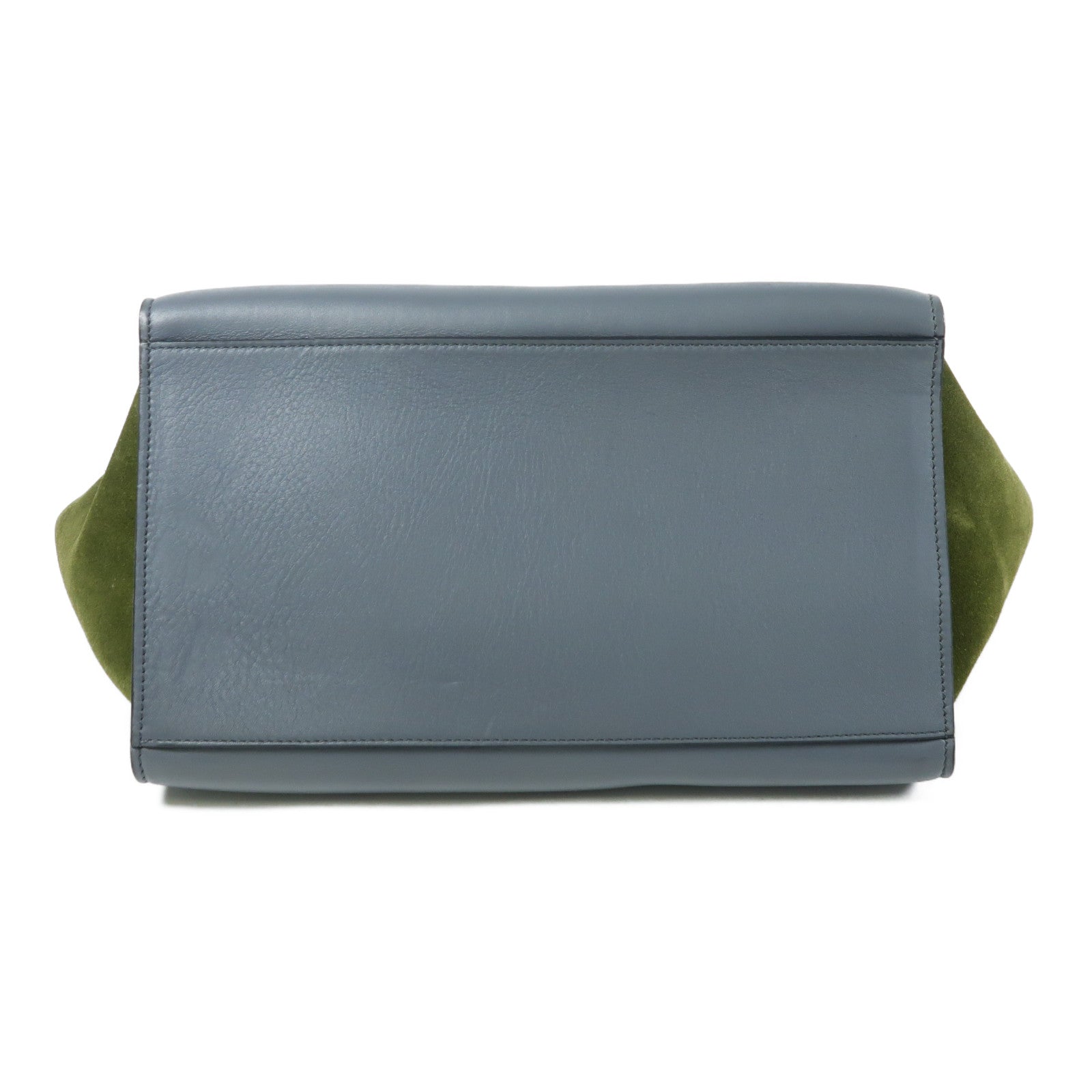 CELINE 牛皮/麂皮皮革Trapeze Medium金扣手挽肩背兩用袋