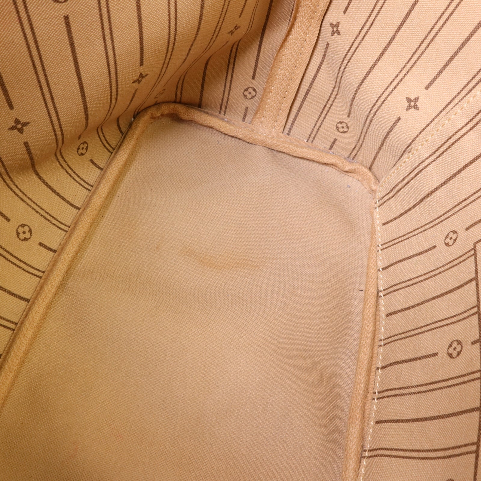 LOUIS VUITTON Monogram Neverfull MM金扣手挽袋